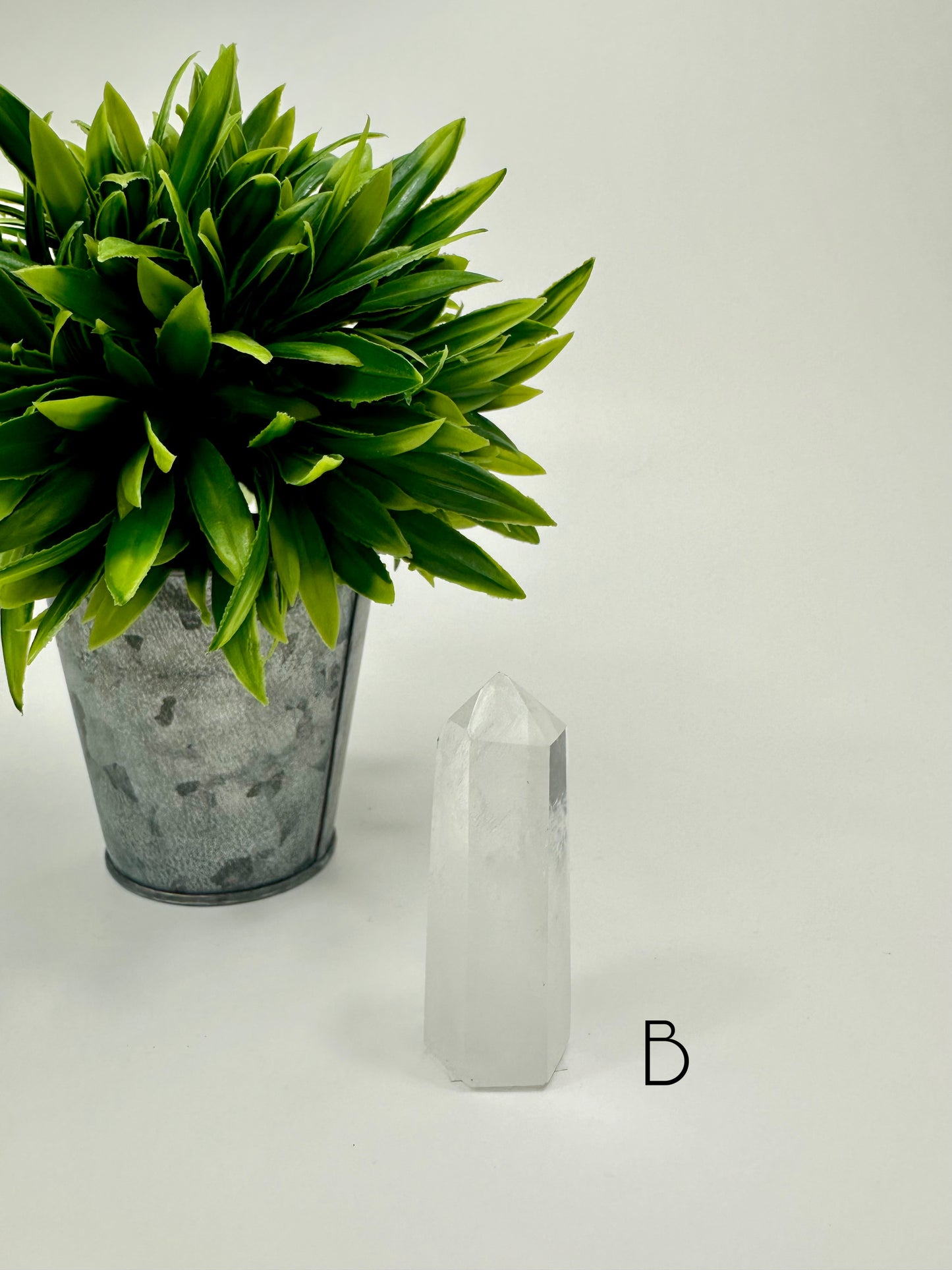 Clear Quartz Tower - B