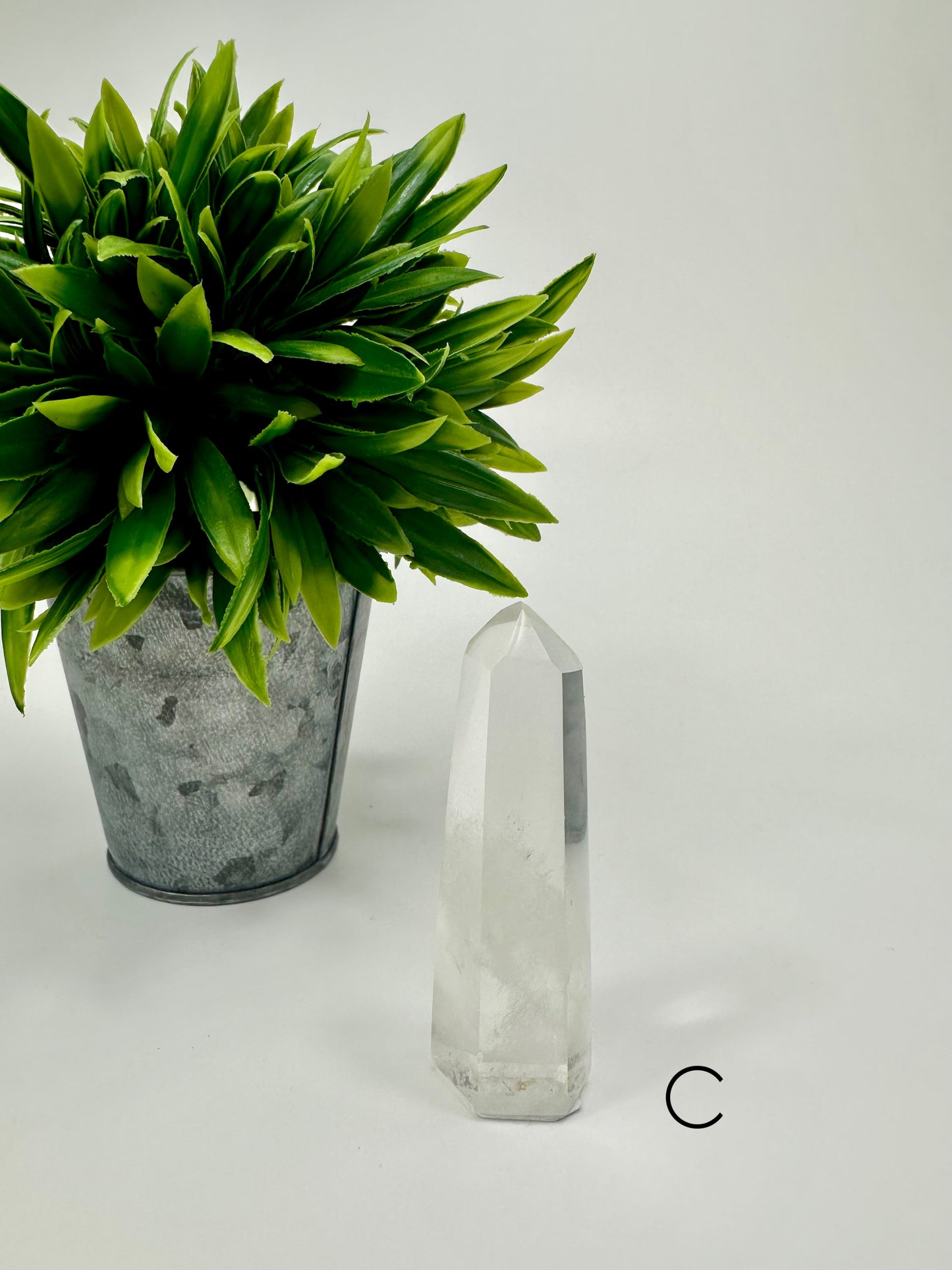 Clear Quartz Tower - C
