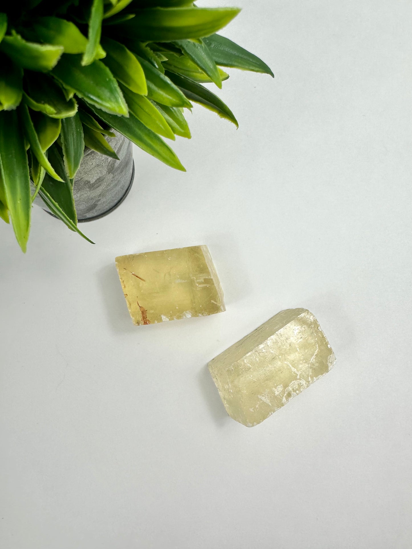 Yellow Optical Calcite Raw Pieces