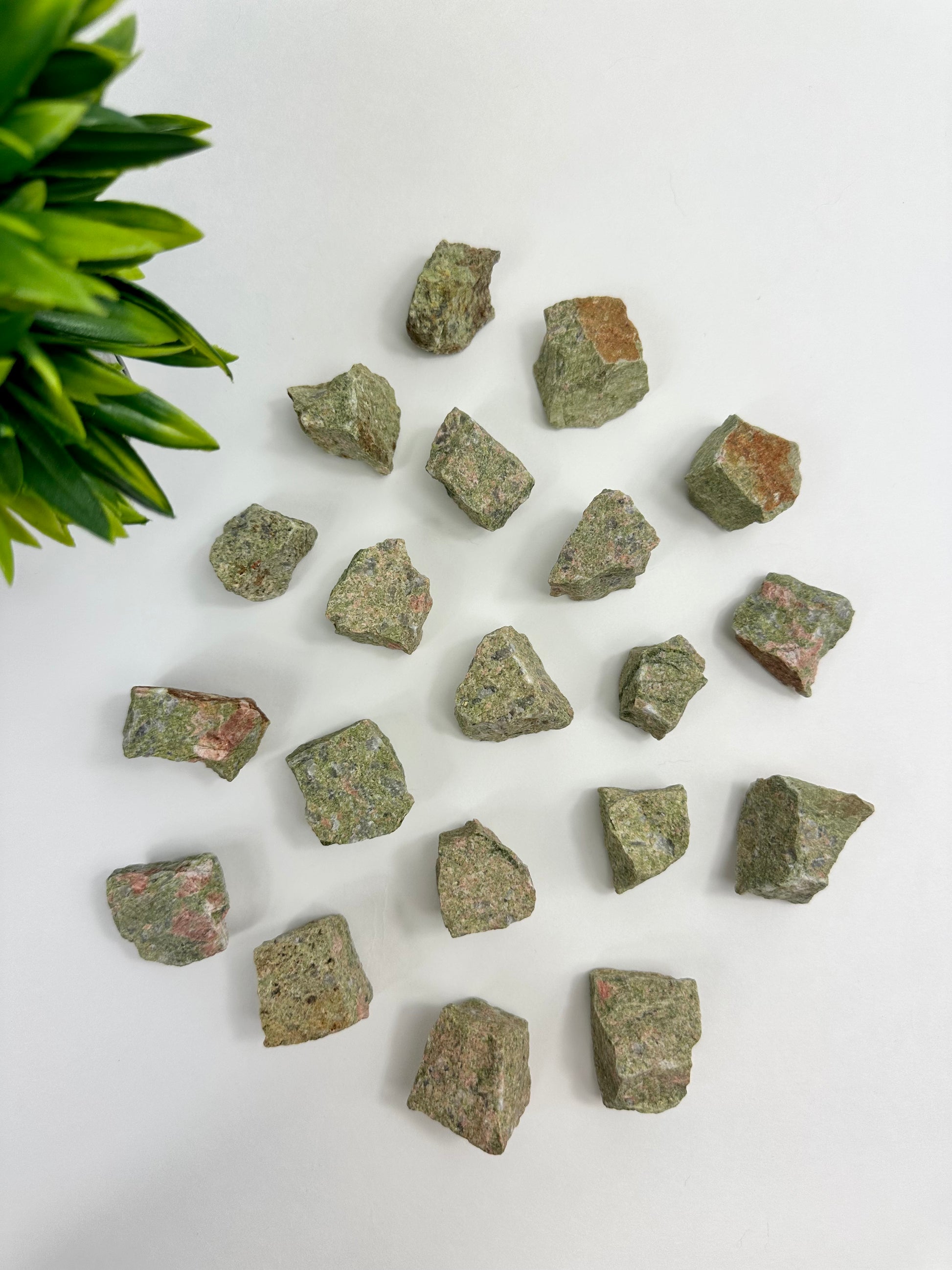 Unakite Raw Pieces