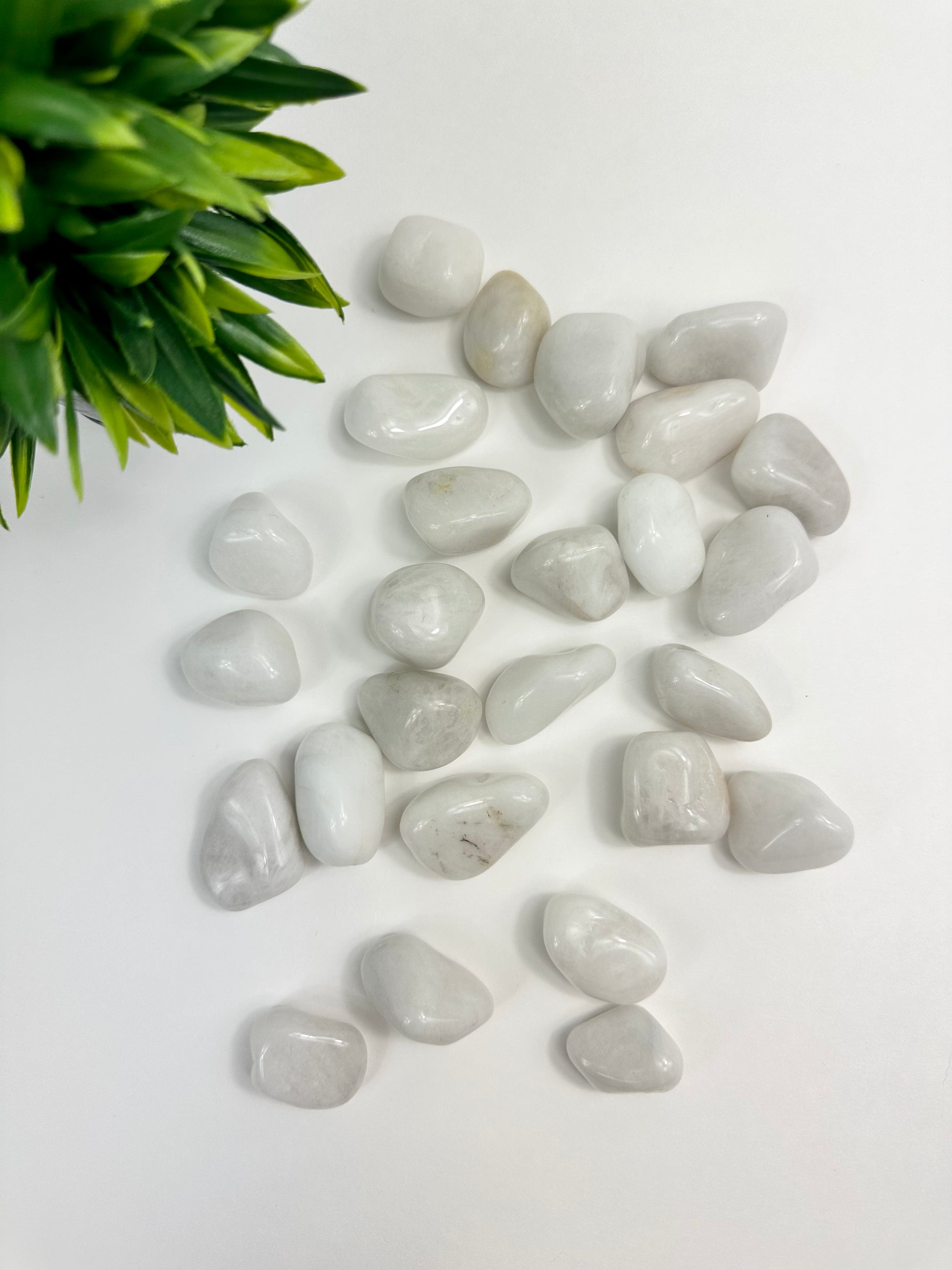 White Quartz Tumbles