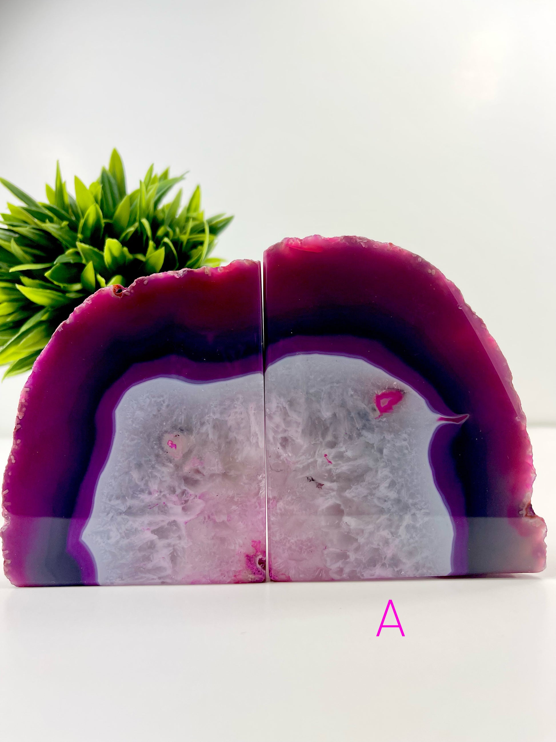 Agate Bookends Style A