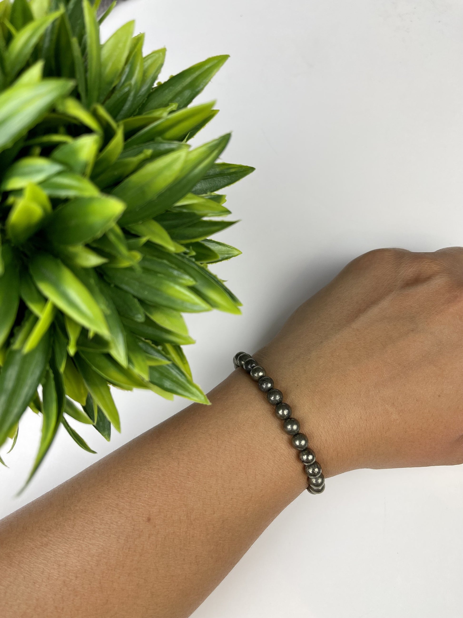 Pyrite 6MM Crystal Bracelets