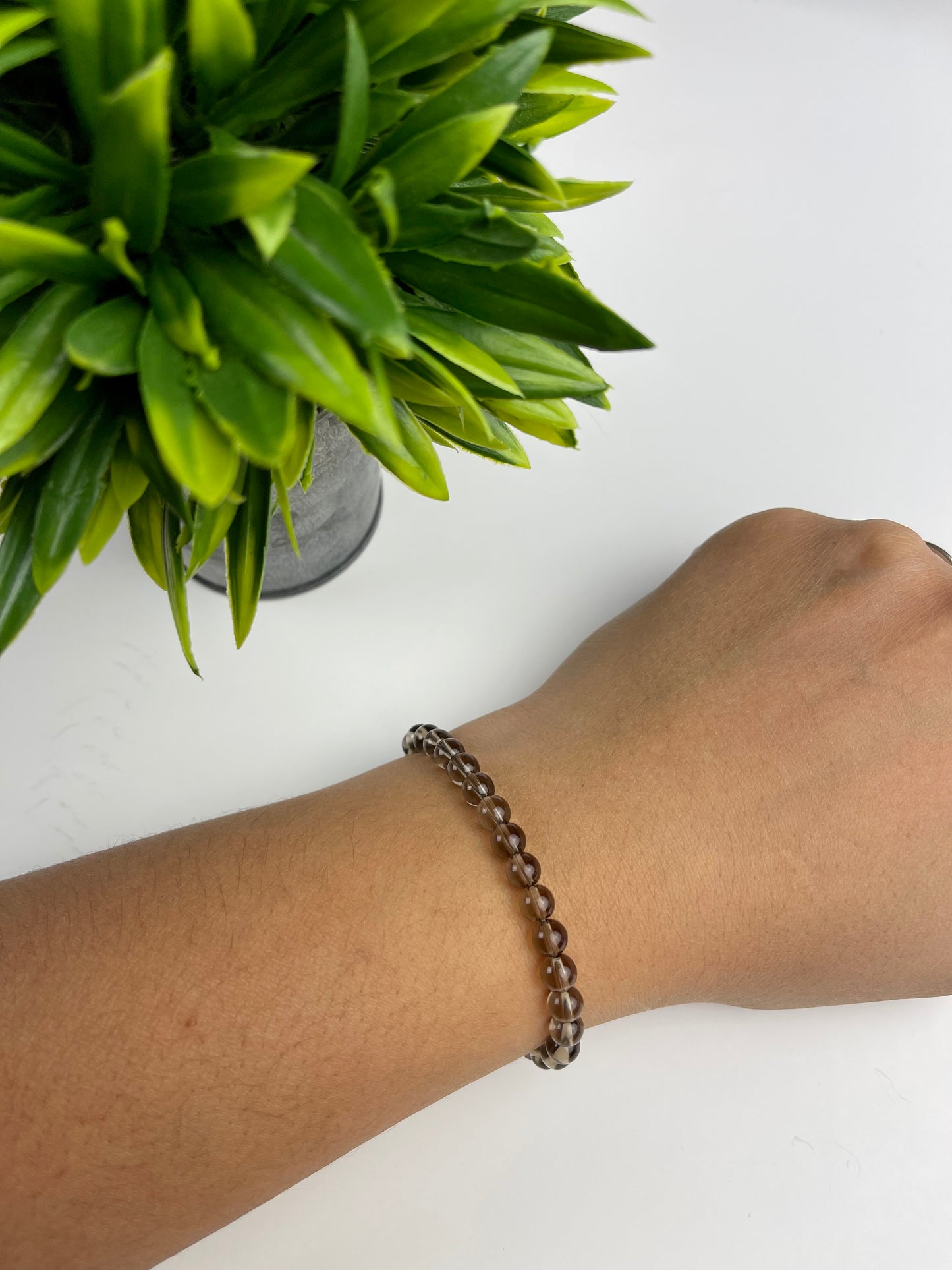 Smokey Quartz Crystal Bracelet