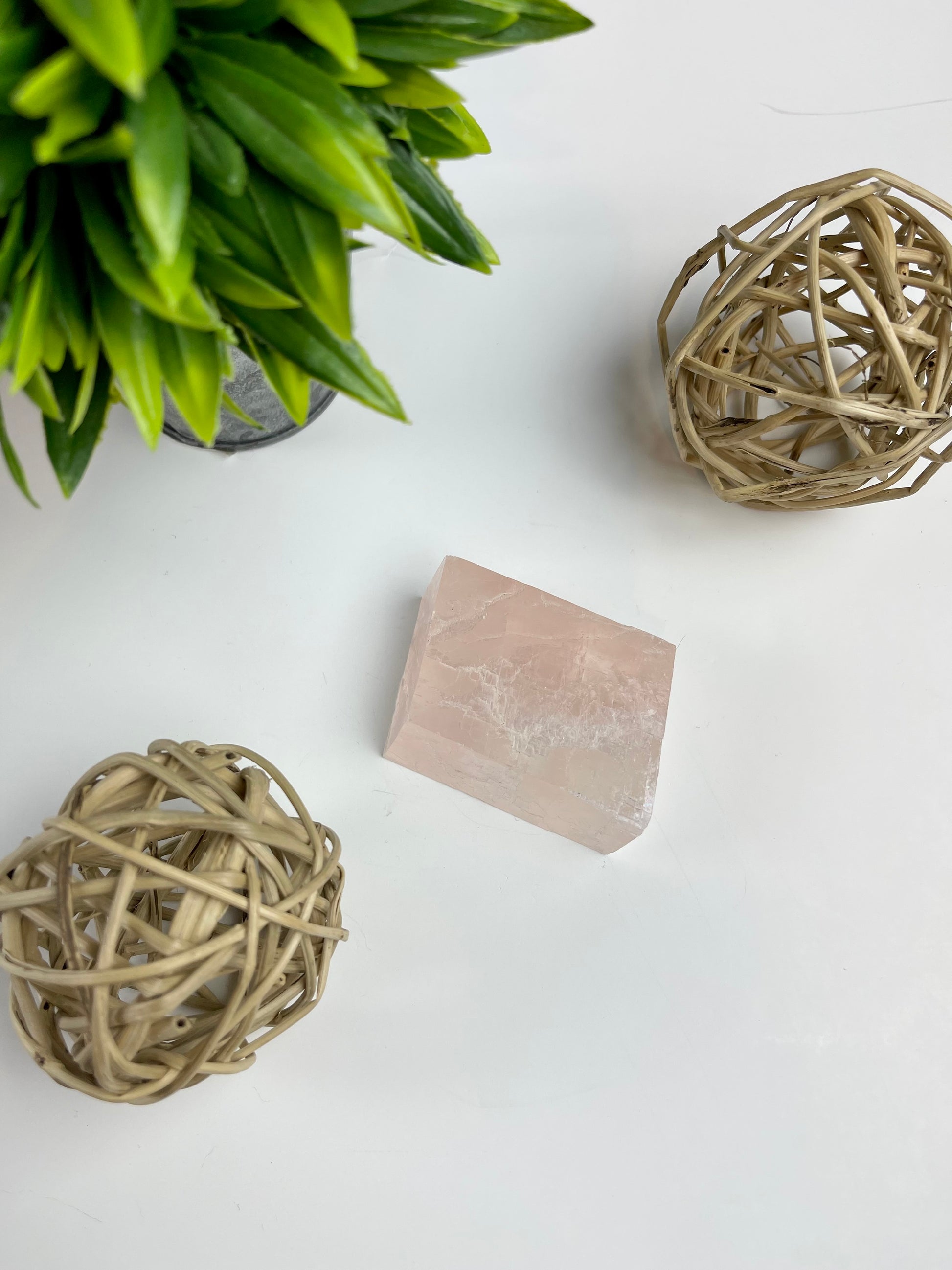 Pink Optical Calcite Specimen #2 - Canadian Crystal Queens