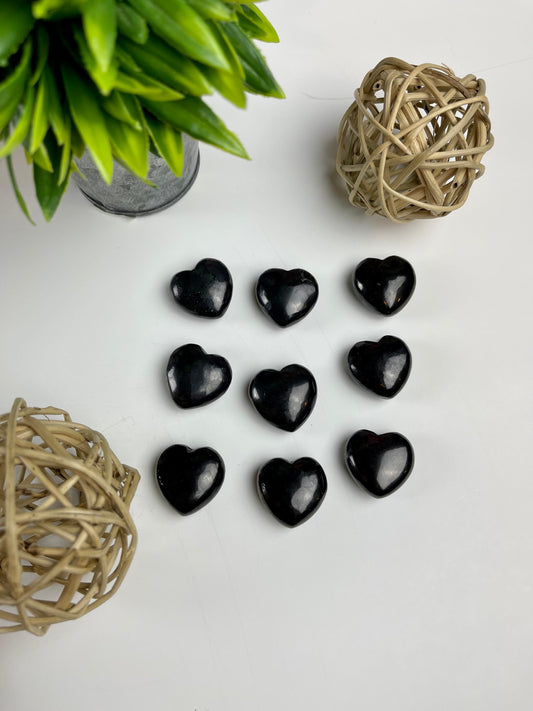 Shungite Hearts - Canadian Crystal Queens