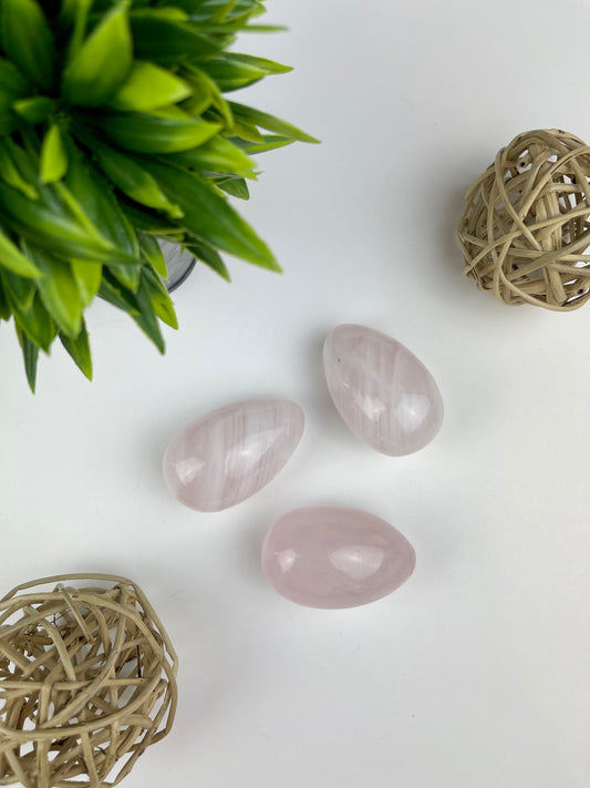 Rose Quartz Eggs