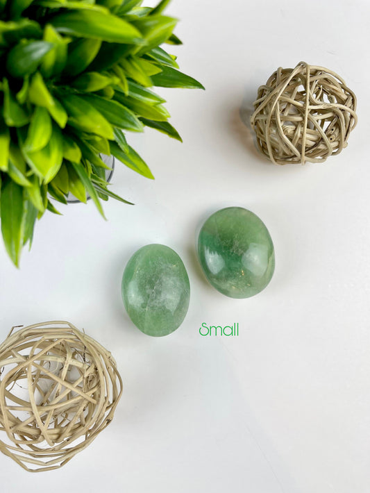 Small Green Fluorite Palm Stones