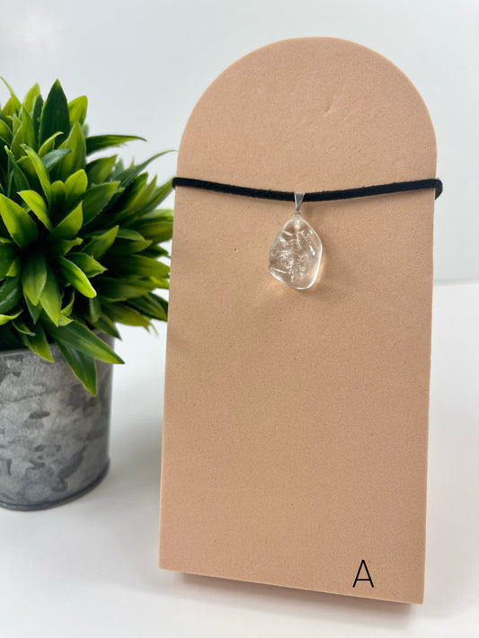 Clear Quartz Pendant A