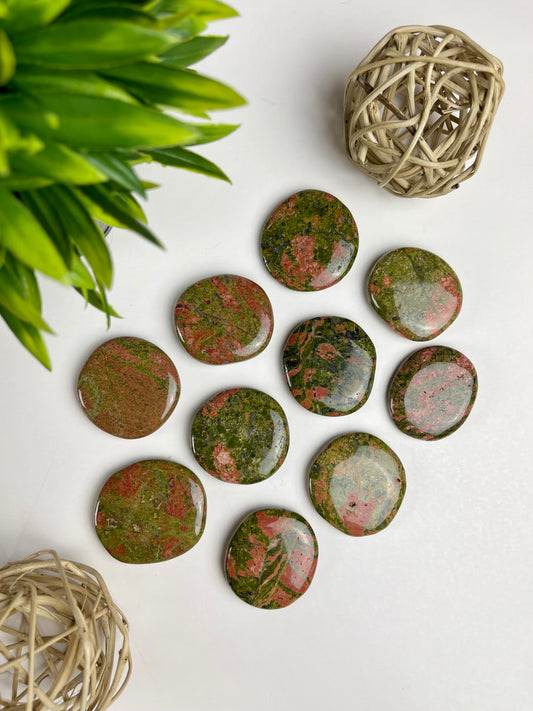 Unakite Pocket Stones