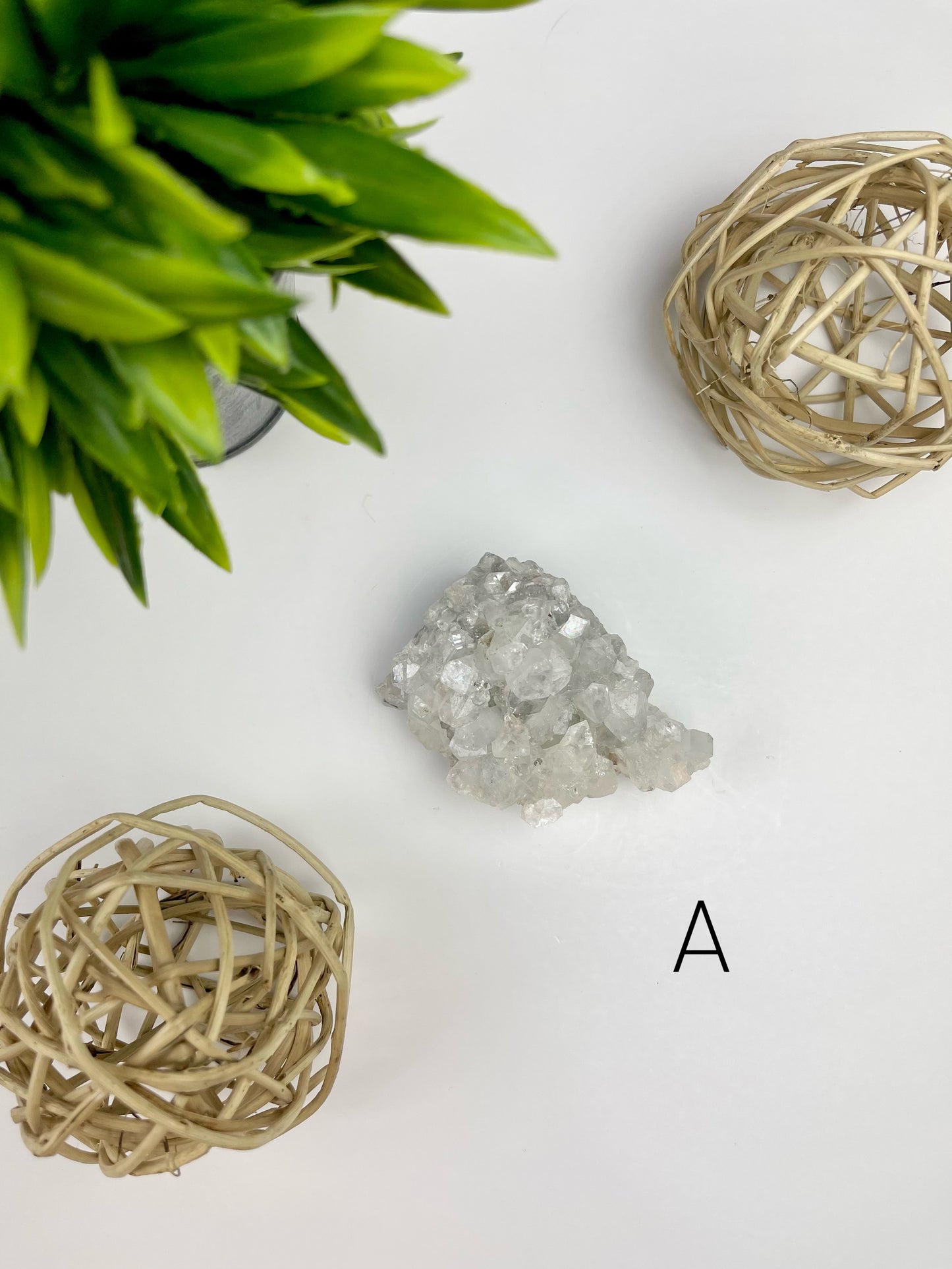 Apophyllite & Stilbite Cluster A