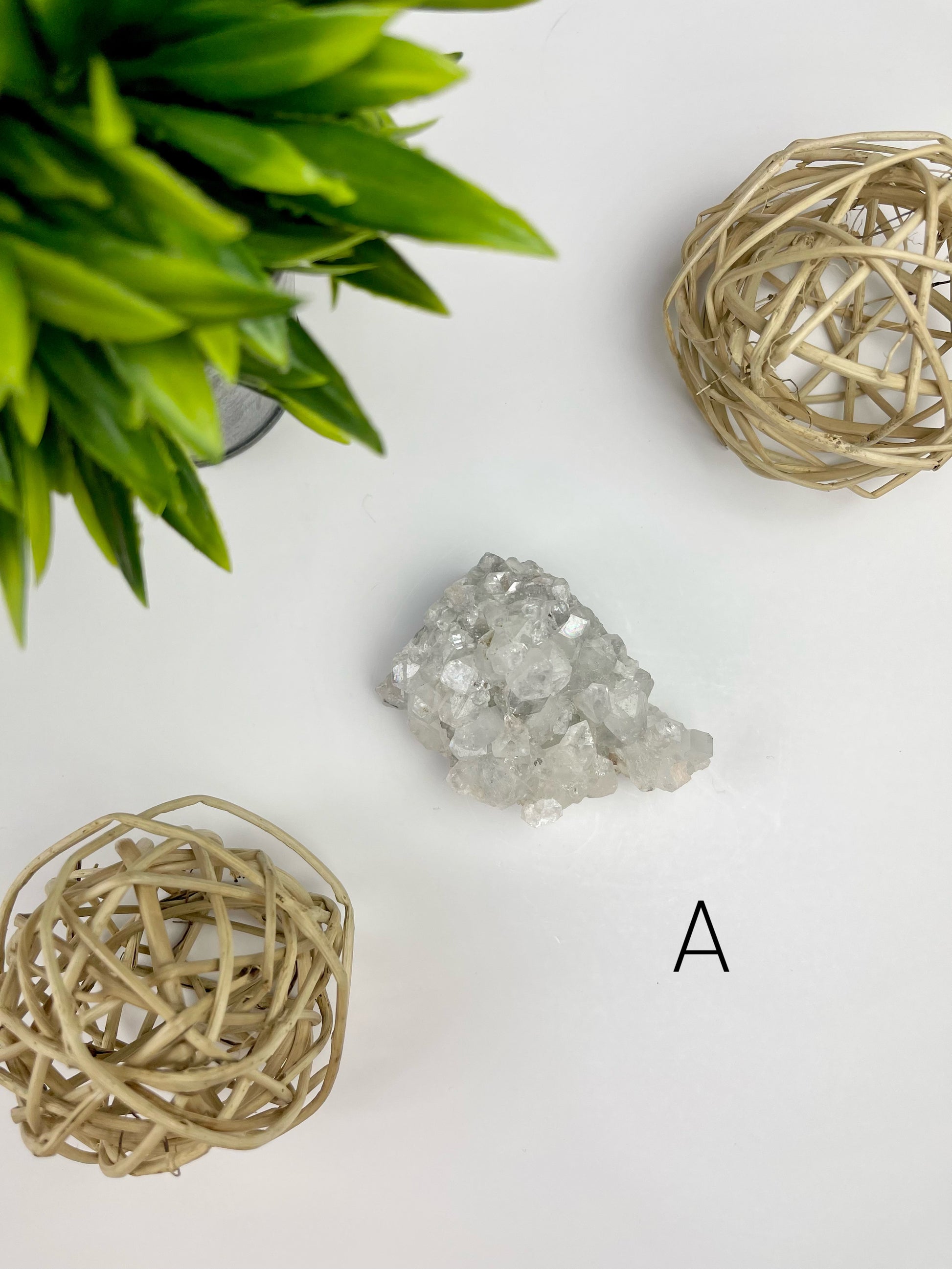 Apophyllite & Stilbite Cluster A