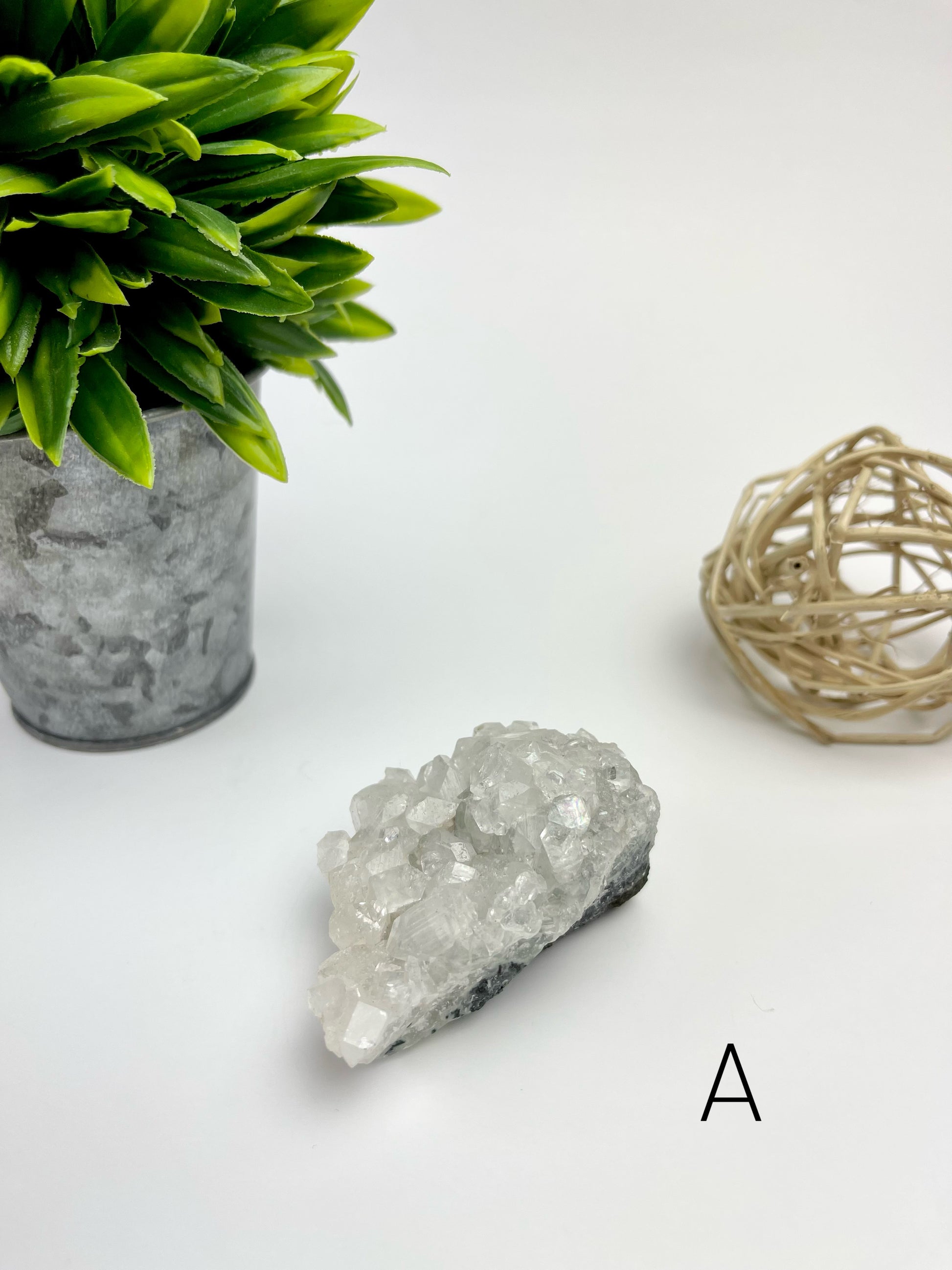Apophyllite & Stilbite Cluster A