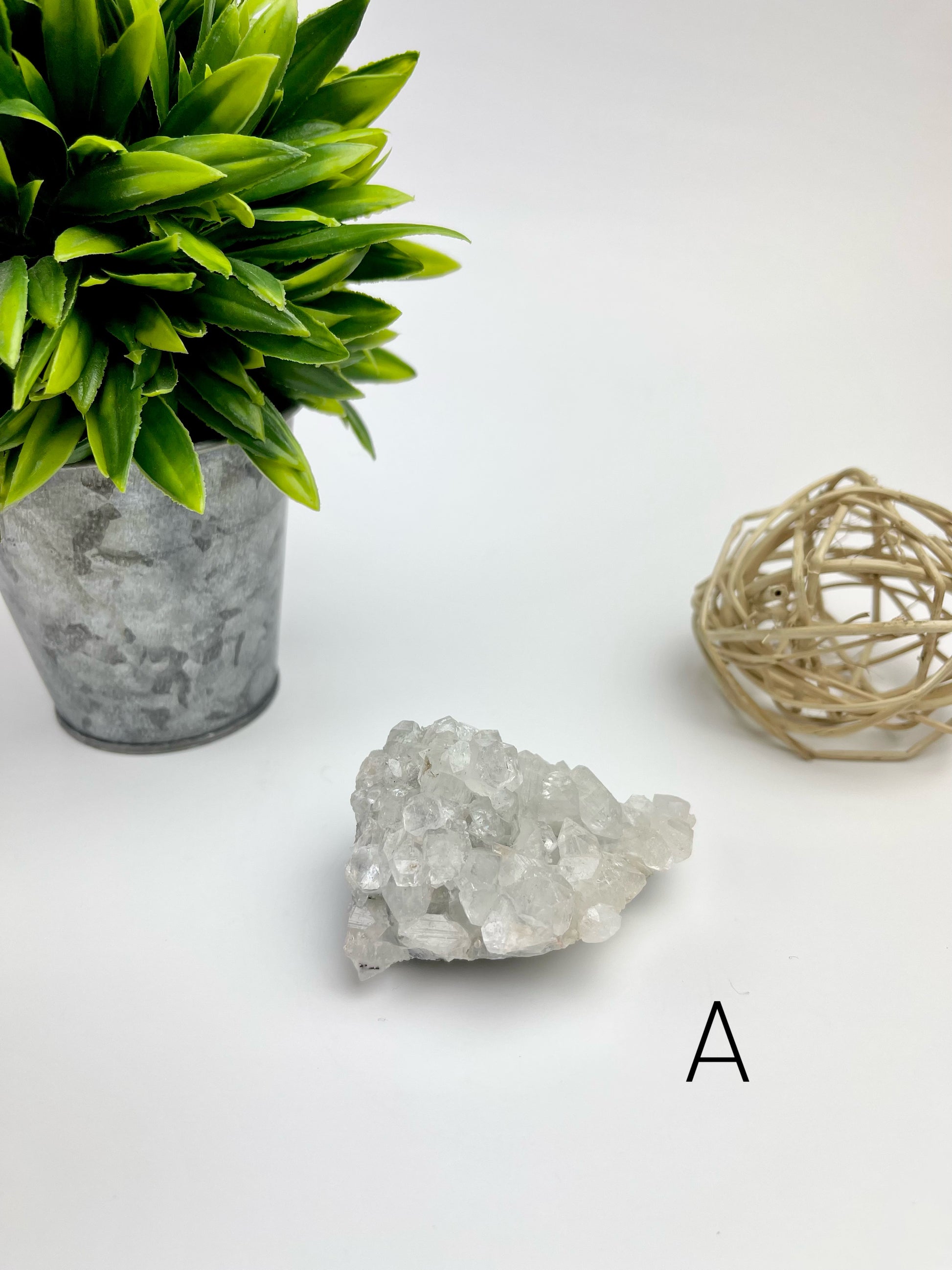 Apophyllite & Stilbite Cluster A