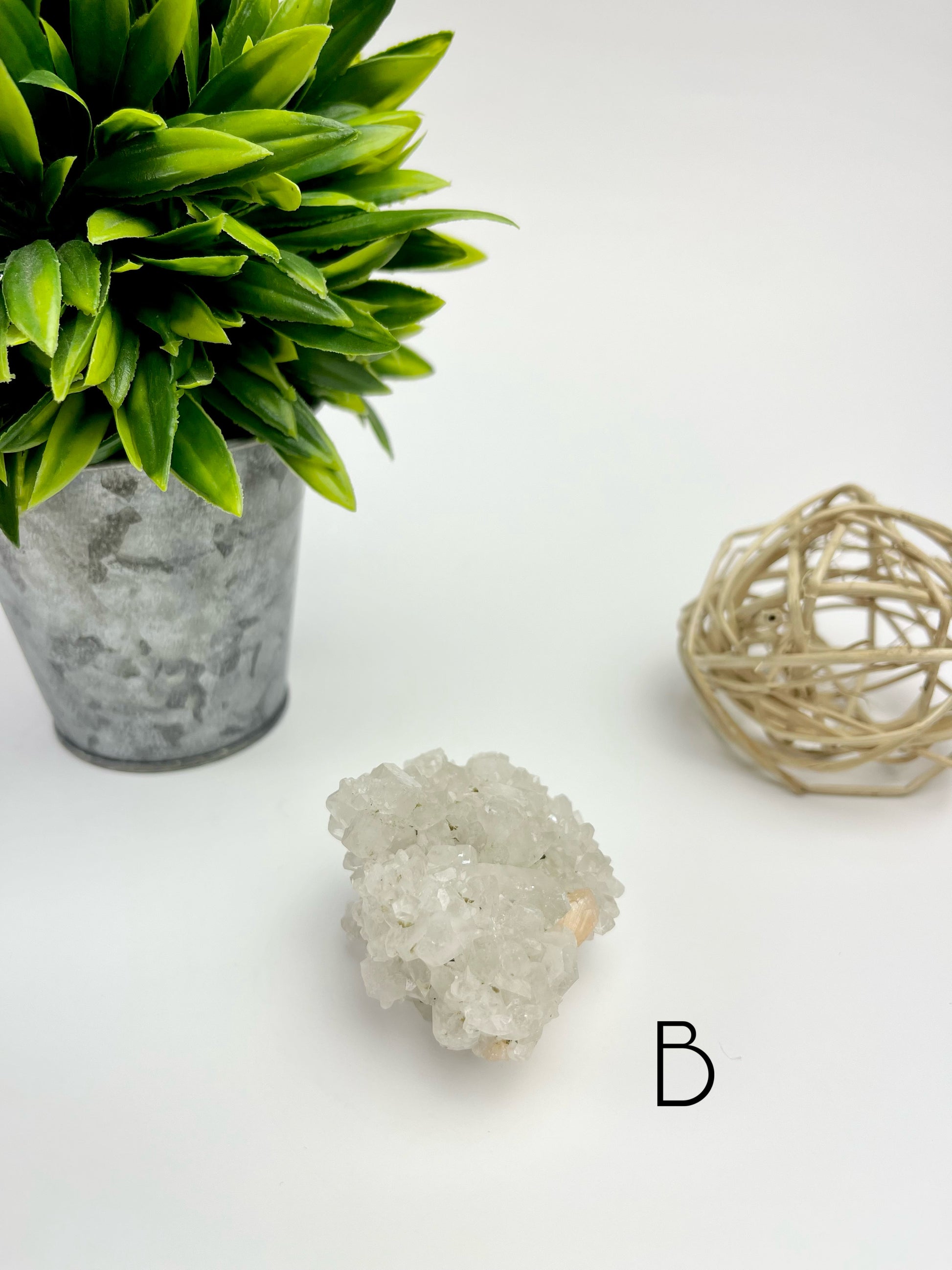 Apophyllite & Stilbite Cluster B