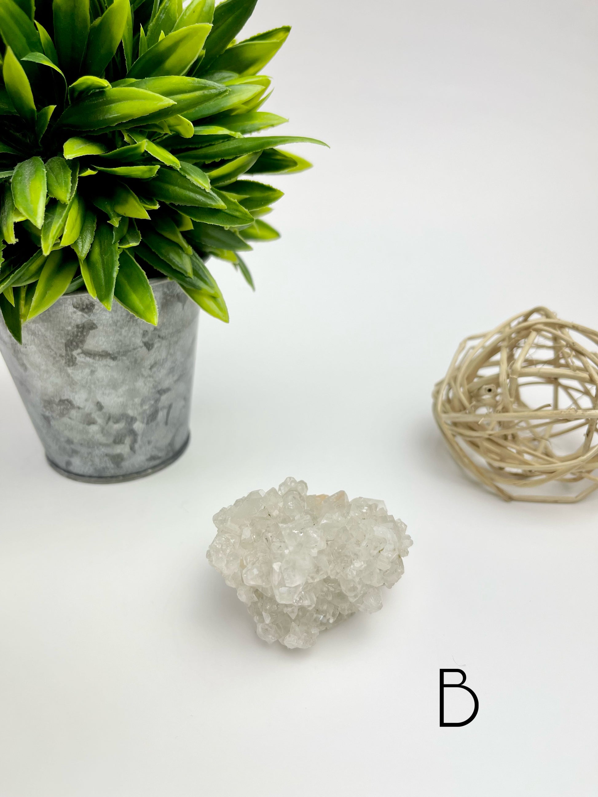 Apophyllite & Stilbite Cluster B