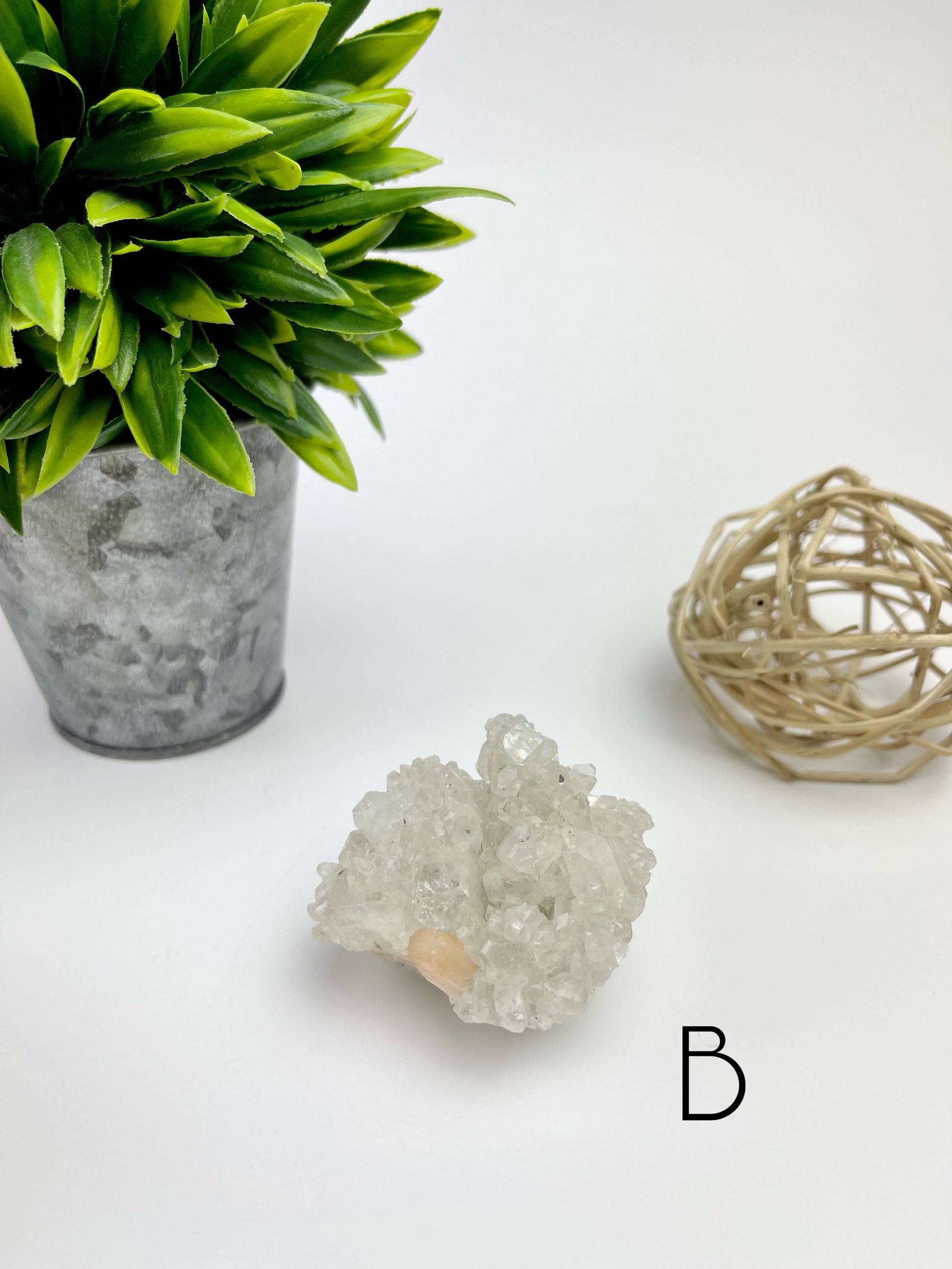 Apophyllite & Stilbite Cluster B