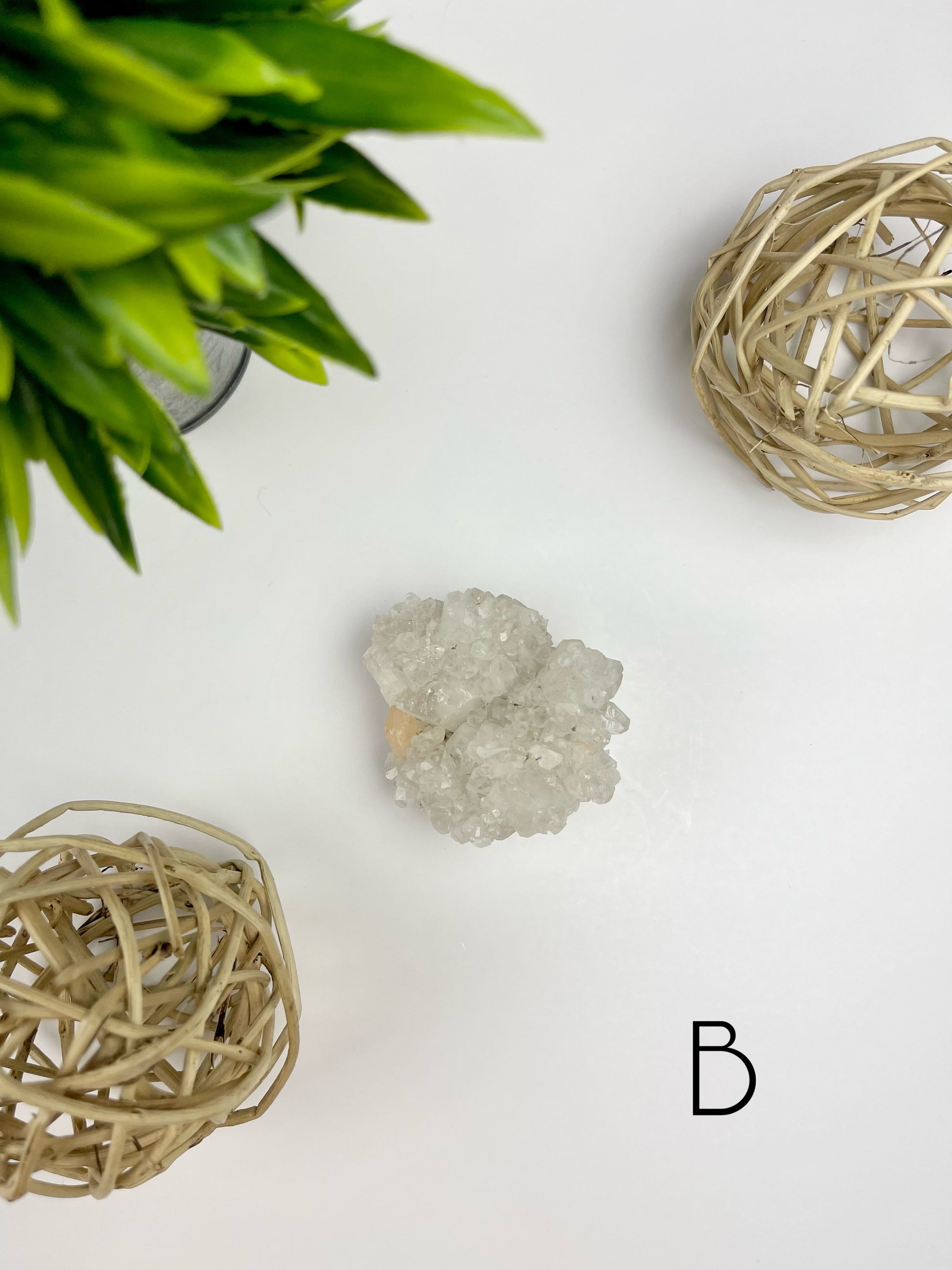Apophyllite & Stilbite Cluster B