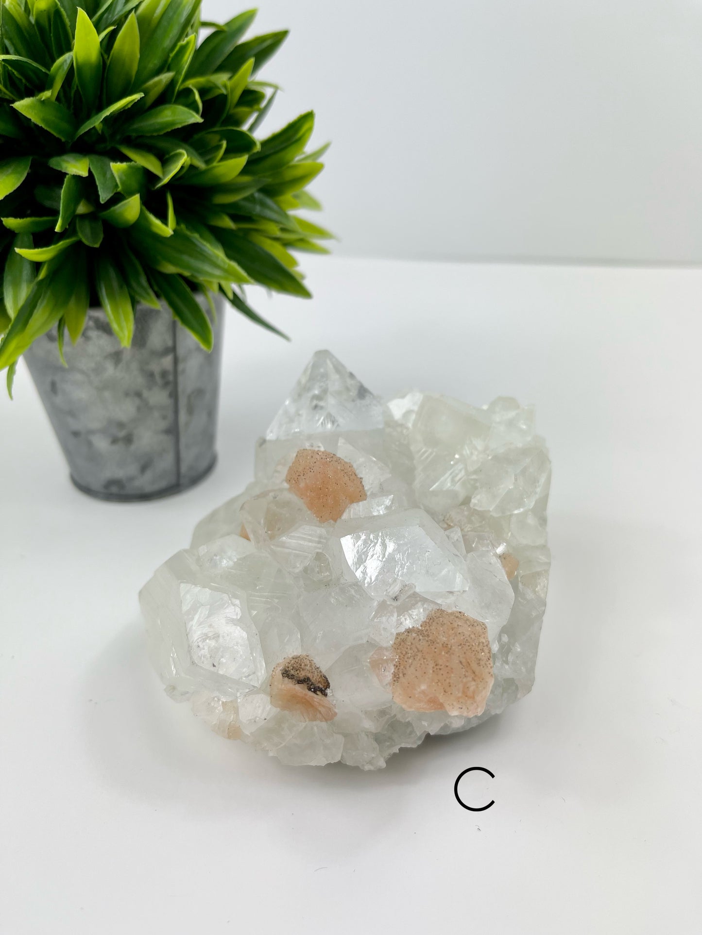 Apophyllite & Stilbite Cluster C
