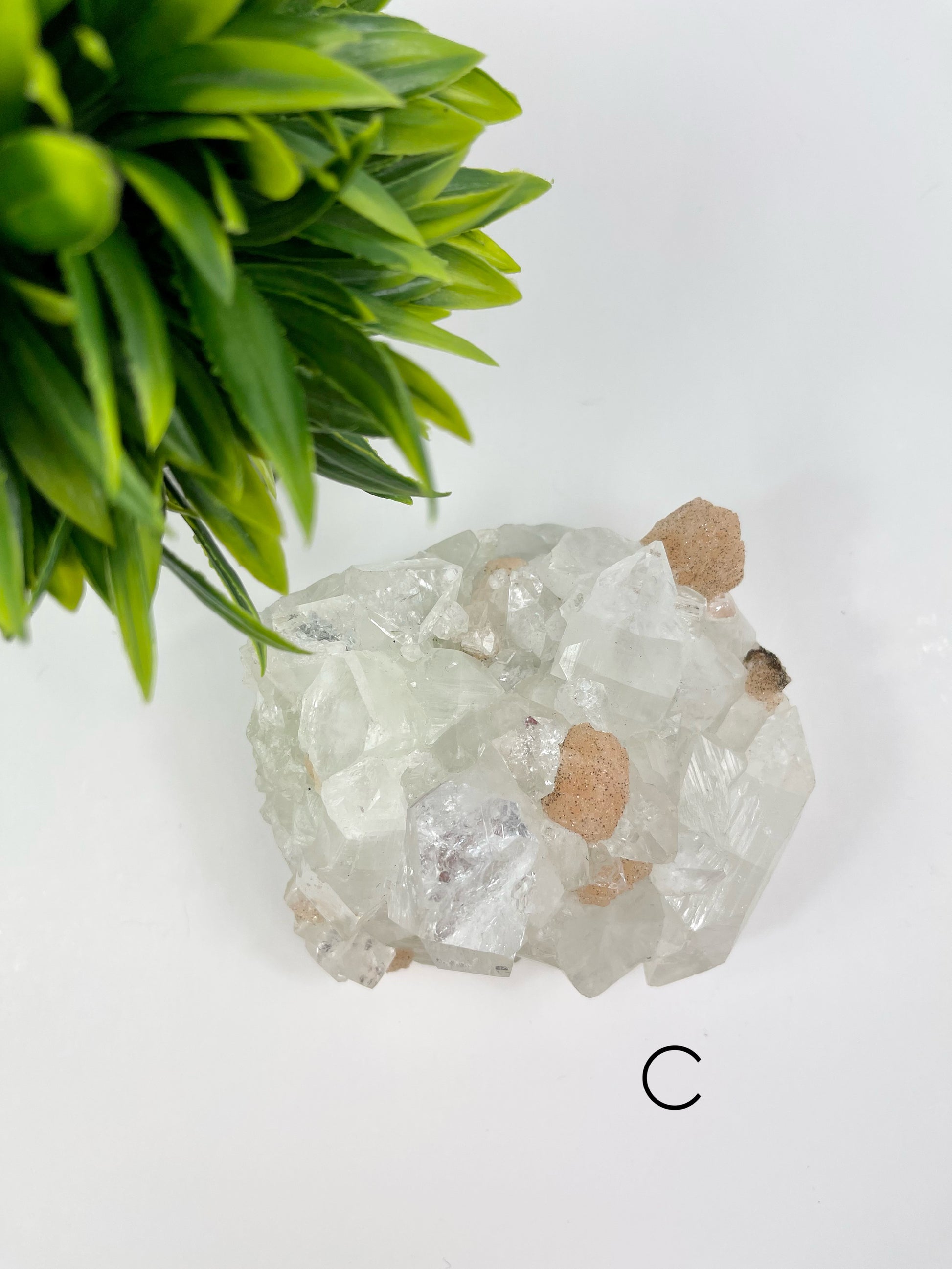 Apophyllite & Stilbite Cluster C