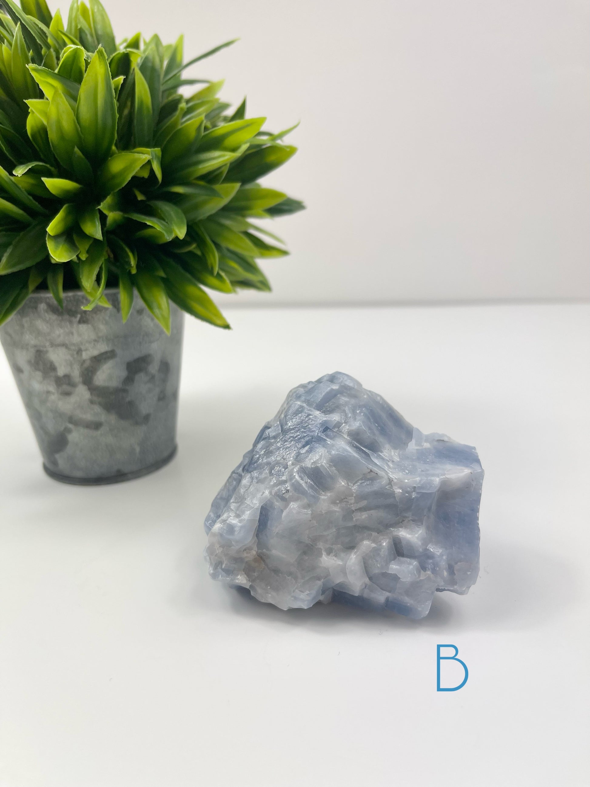 Blue Calcite Raw Specimen B