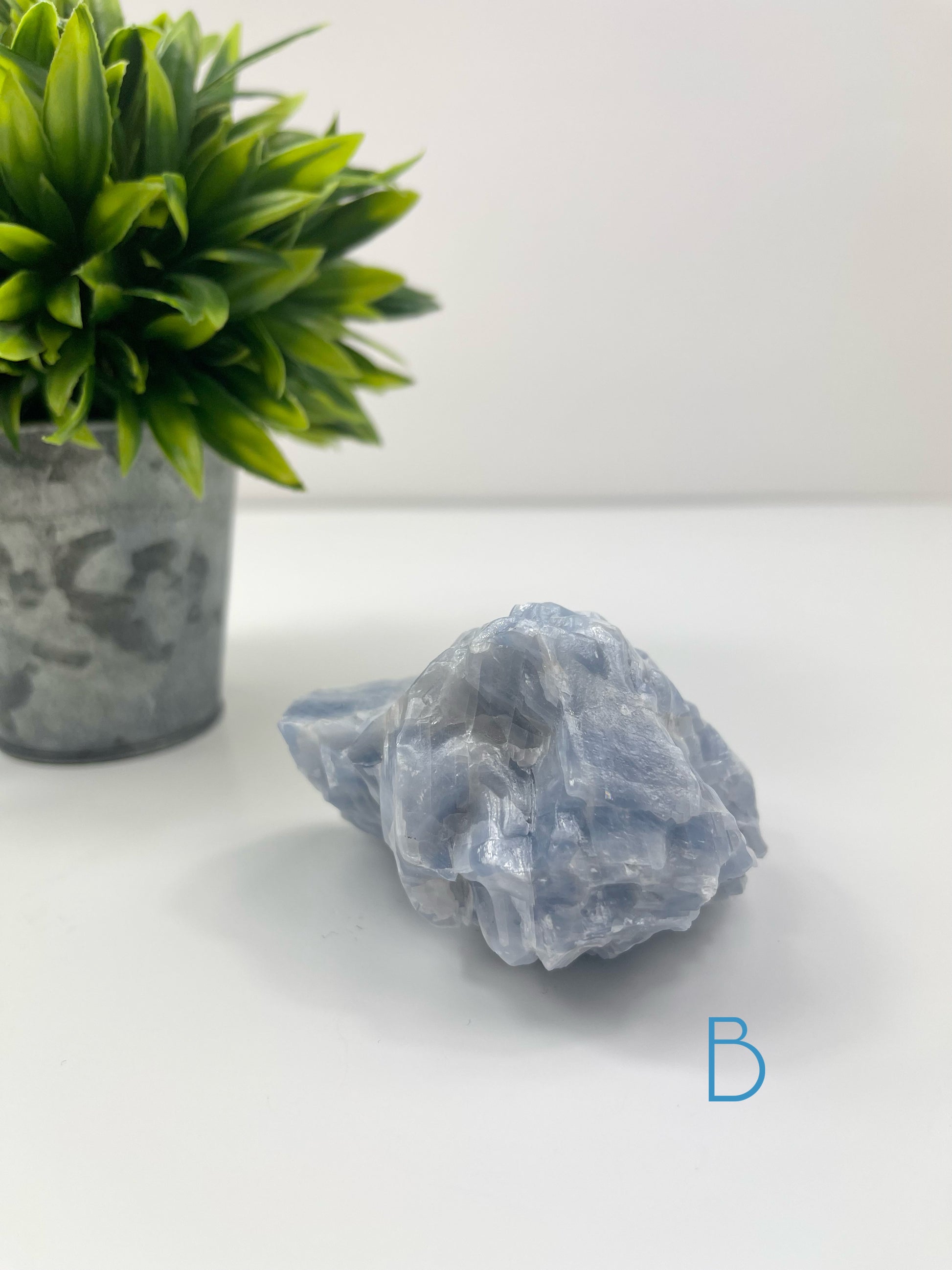 Blue Calcite Raw Specimen B
