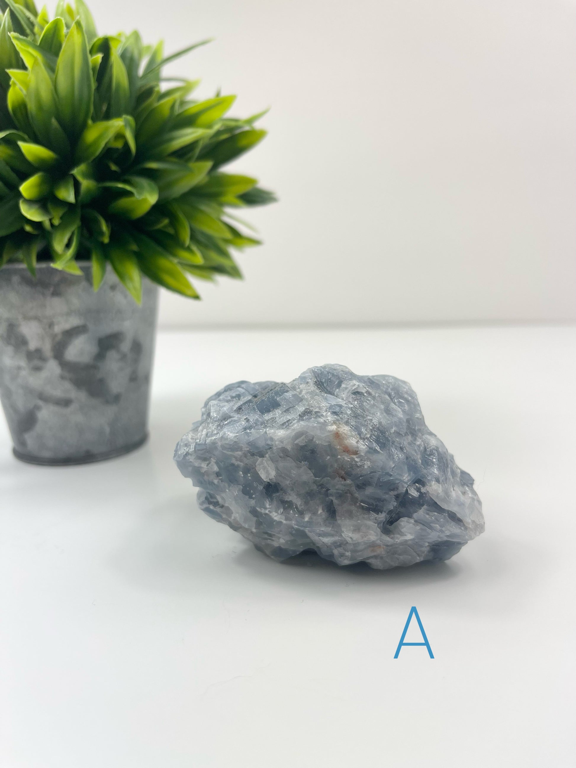 Blue Calcite Raw Specimen A