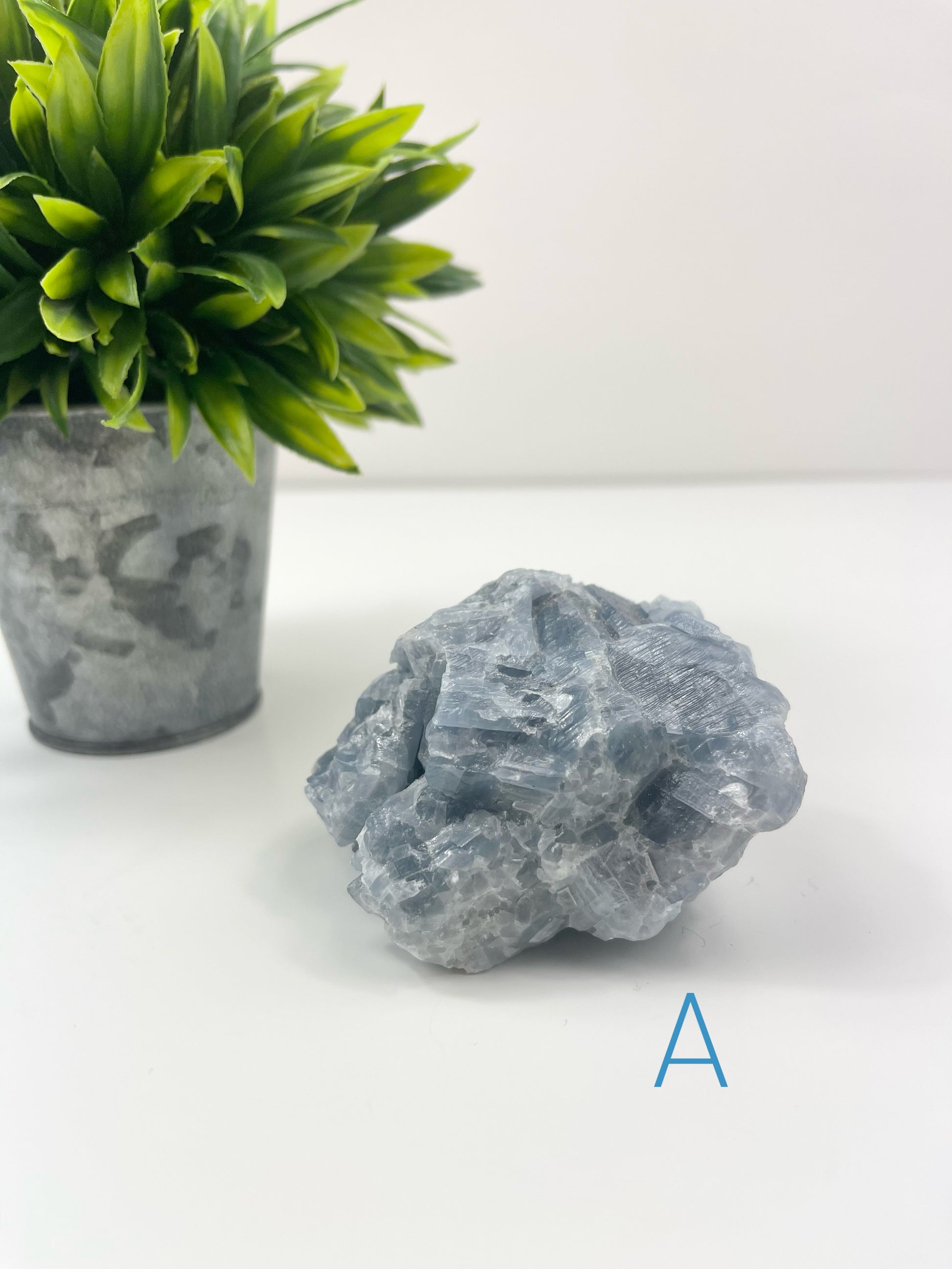 Blue Calcite Raw Specimen A