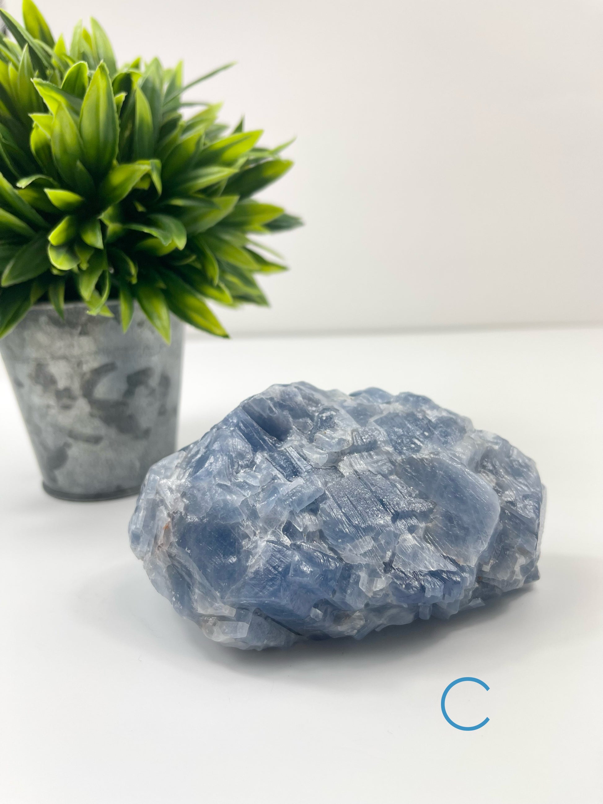 Blue Calcite Raw Specimen C