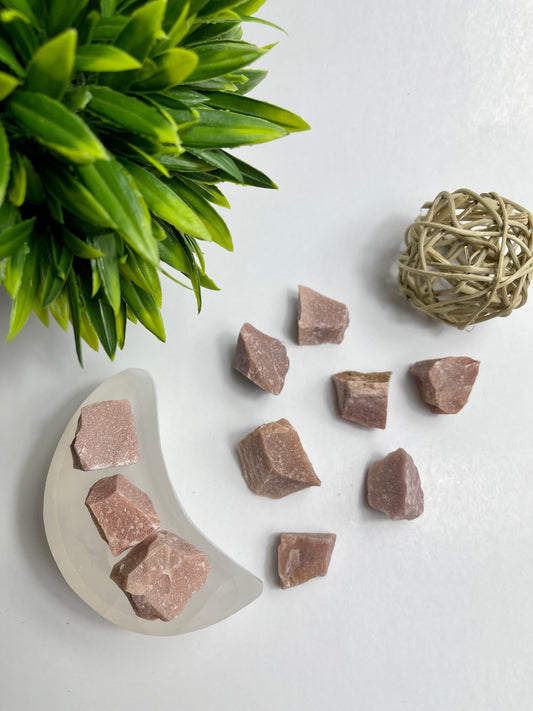 Pink Aventurine Raw Pieces