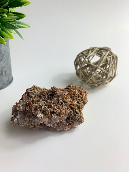 Vanadinite, Mimetite and Chabazite Raw Specimen