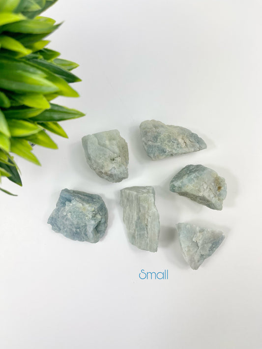Aquamarine Raw Pieces - Canadian Crystal Queens