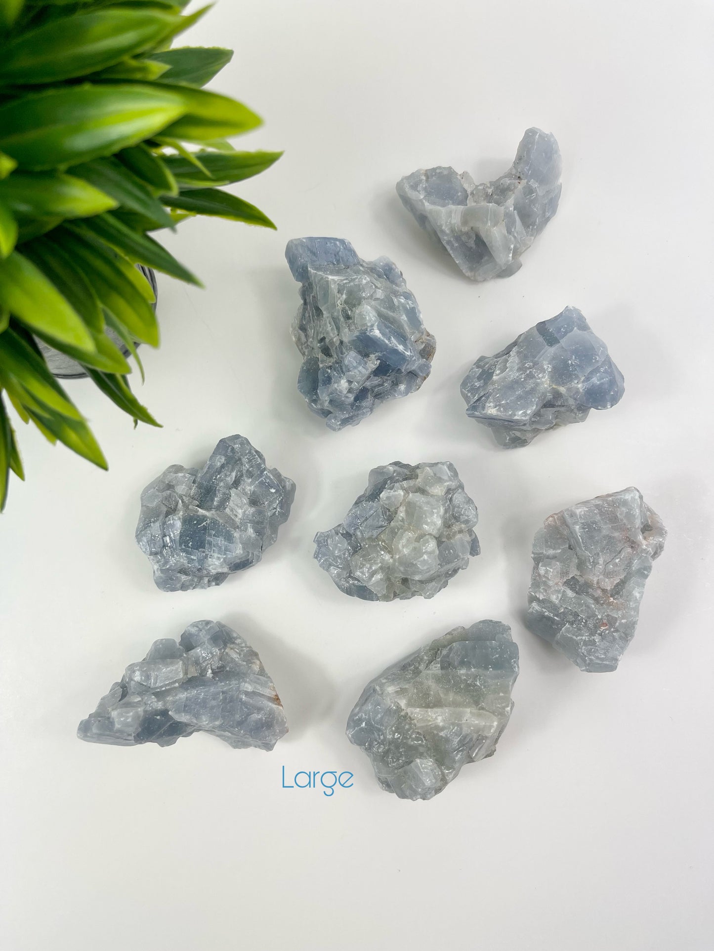 Large Blue Calcite Raw Pieces