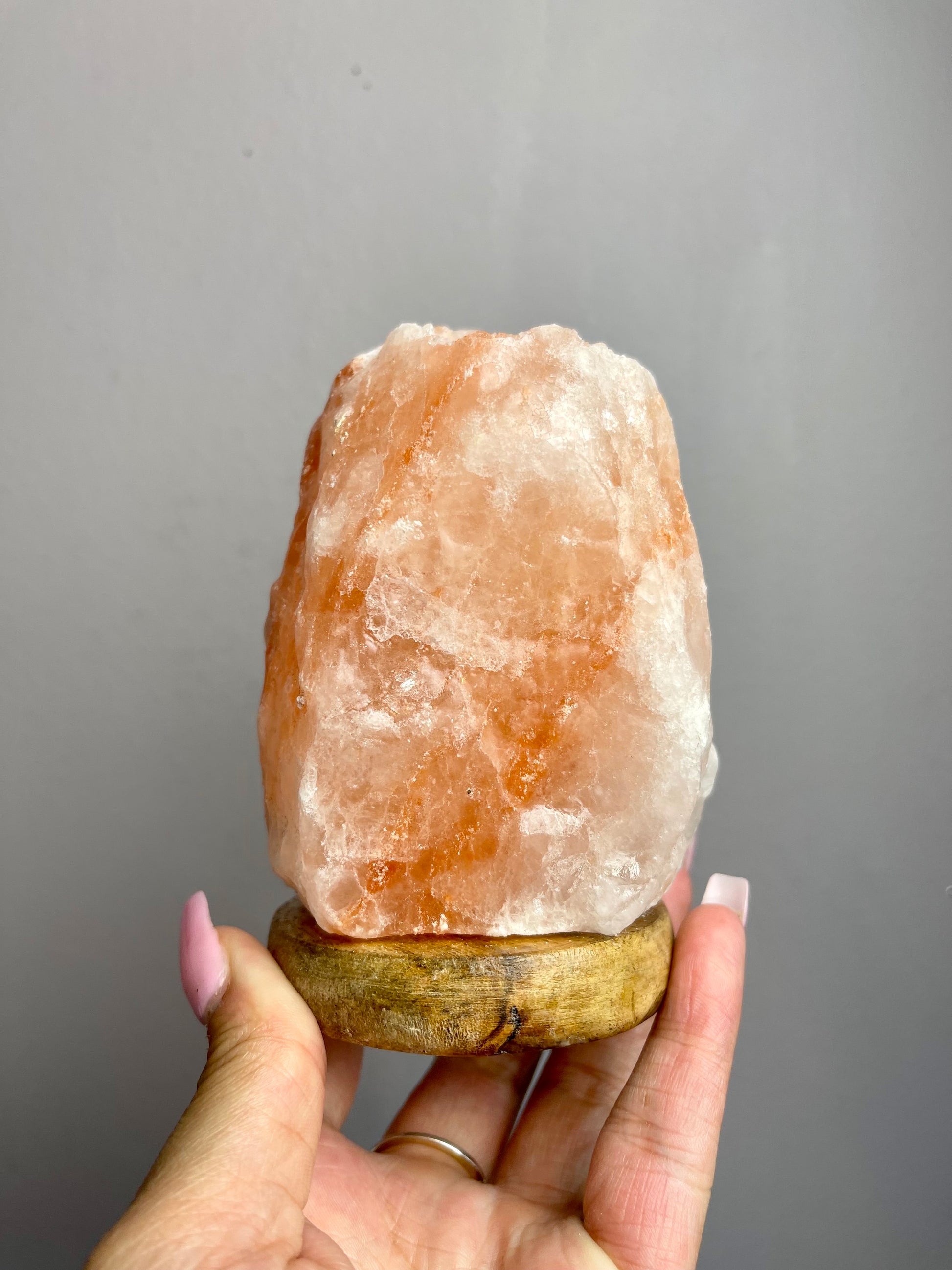 USB Colour Changing Pink Himalayan Salt Lamp - Natural