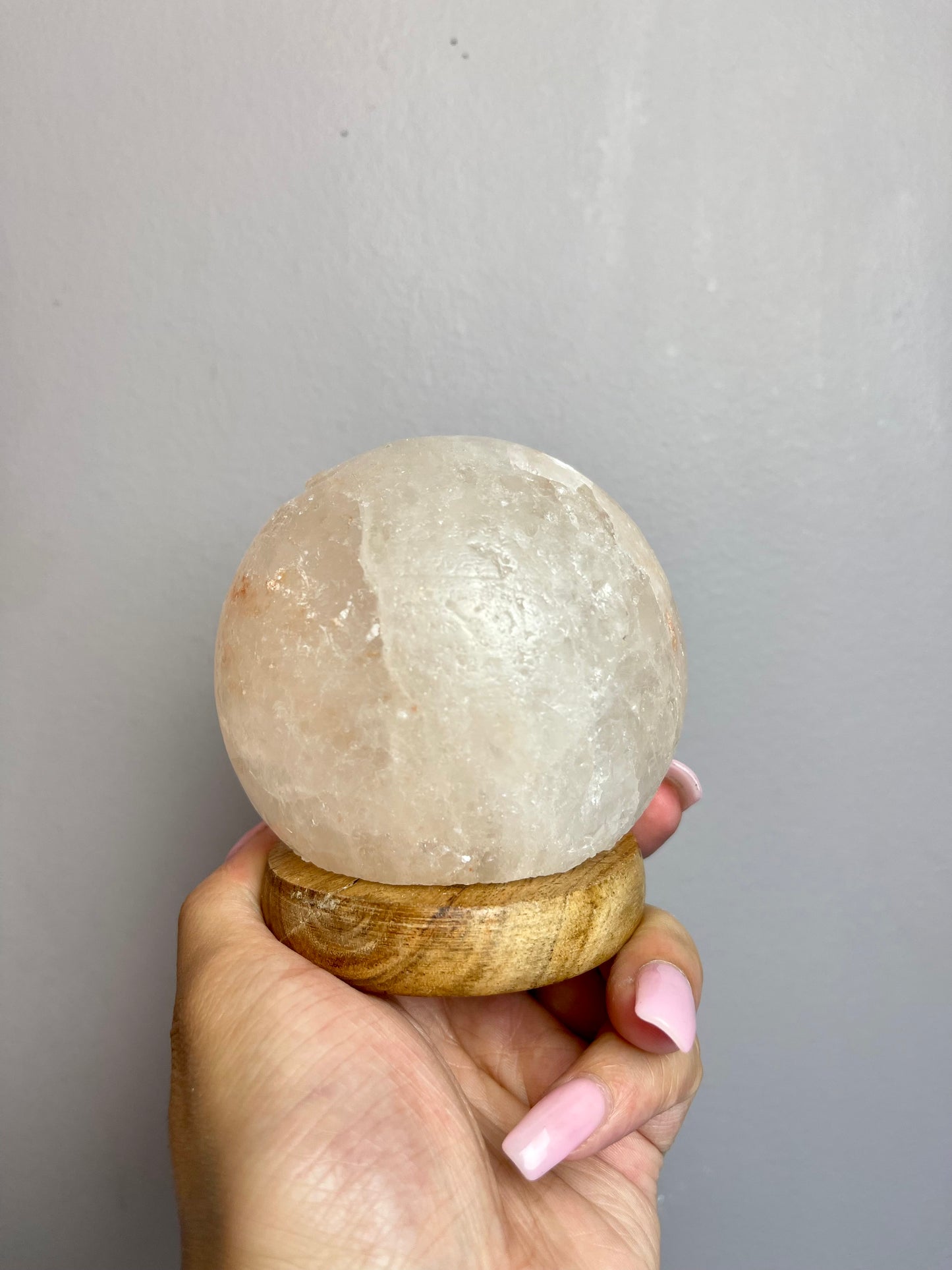 USB Colour Changing Pink Himalayan Salt Lamp - Sphere