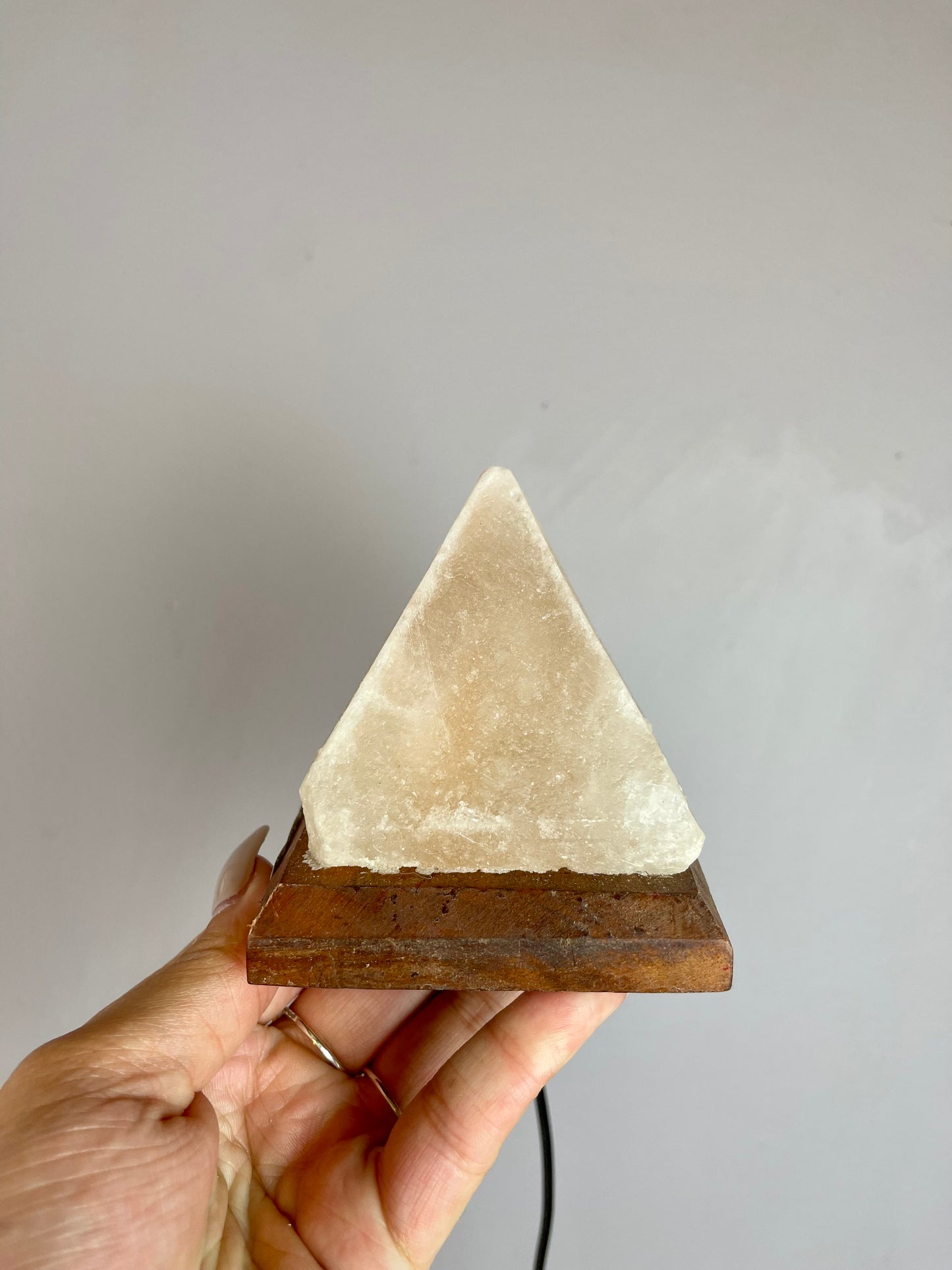 USB Colour Changing Pink Himalayan Salt Lamp - Pyramid