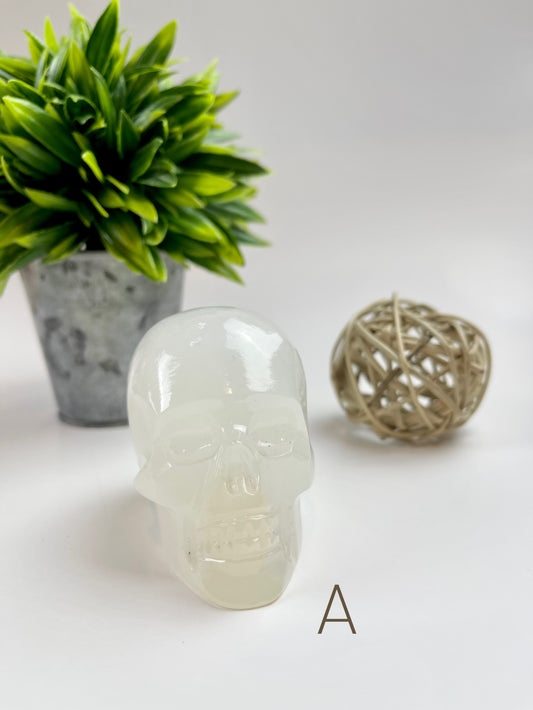 Aragonite Skull A