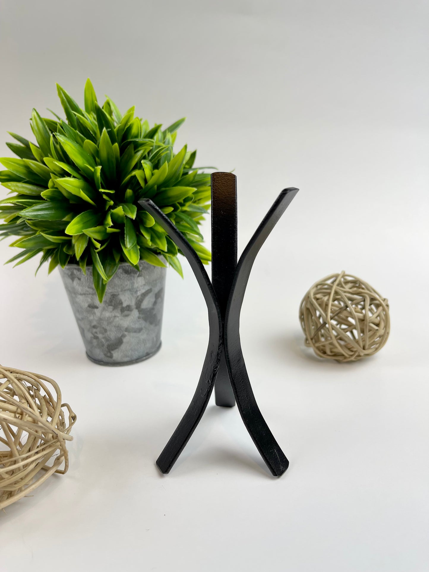 Large Iron Sphere Stand