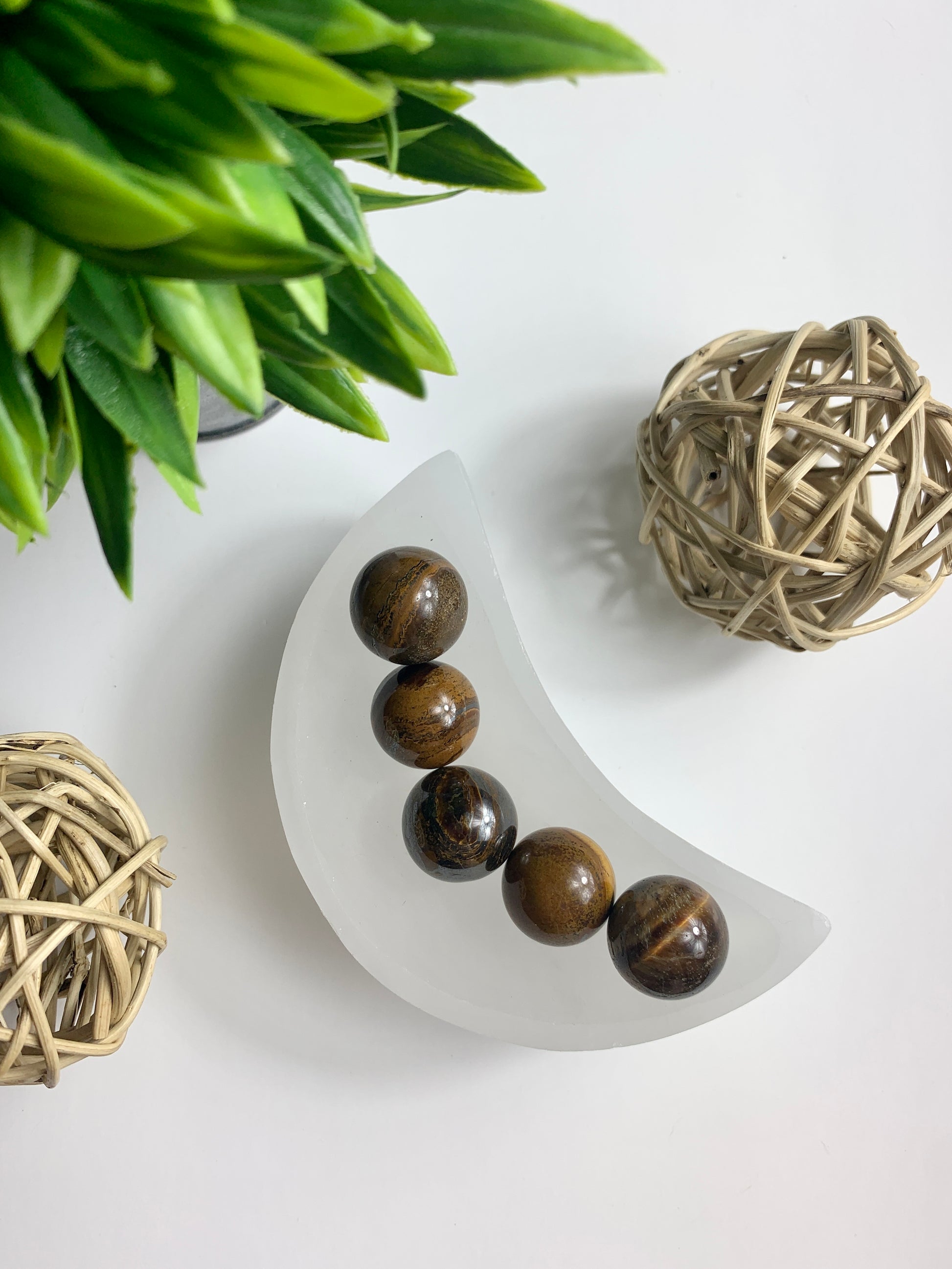 Golden Tiger's Eye Marbles