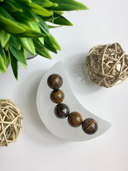Golden Tiger's Eye Marbles