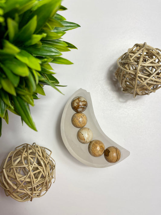 Picture Jasper Marbles/Mini Spheres - Canadian Crystal Queens