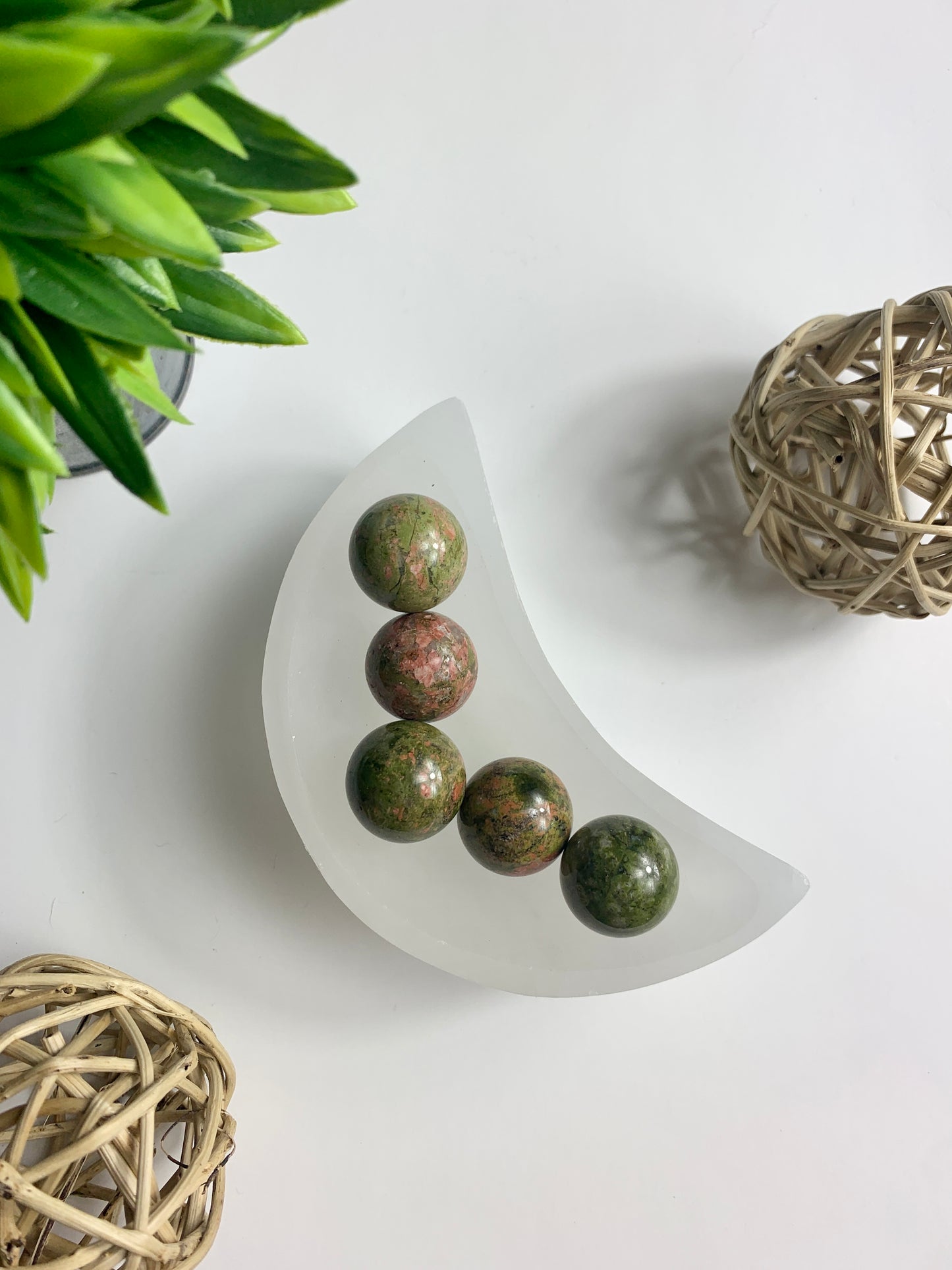 Unakite Marbles