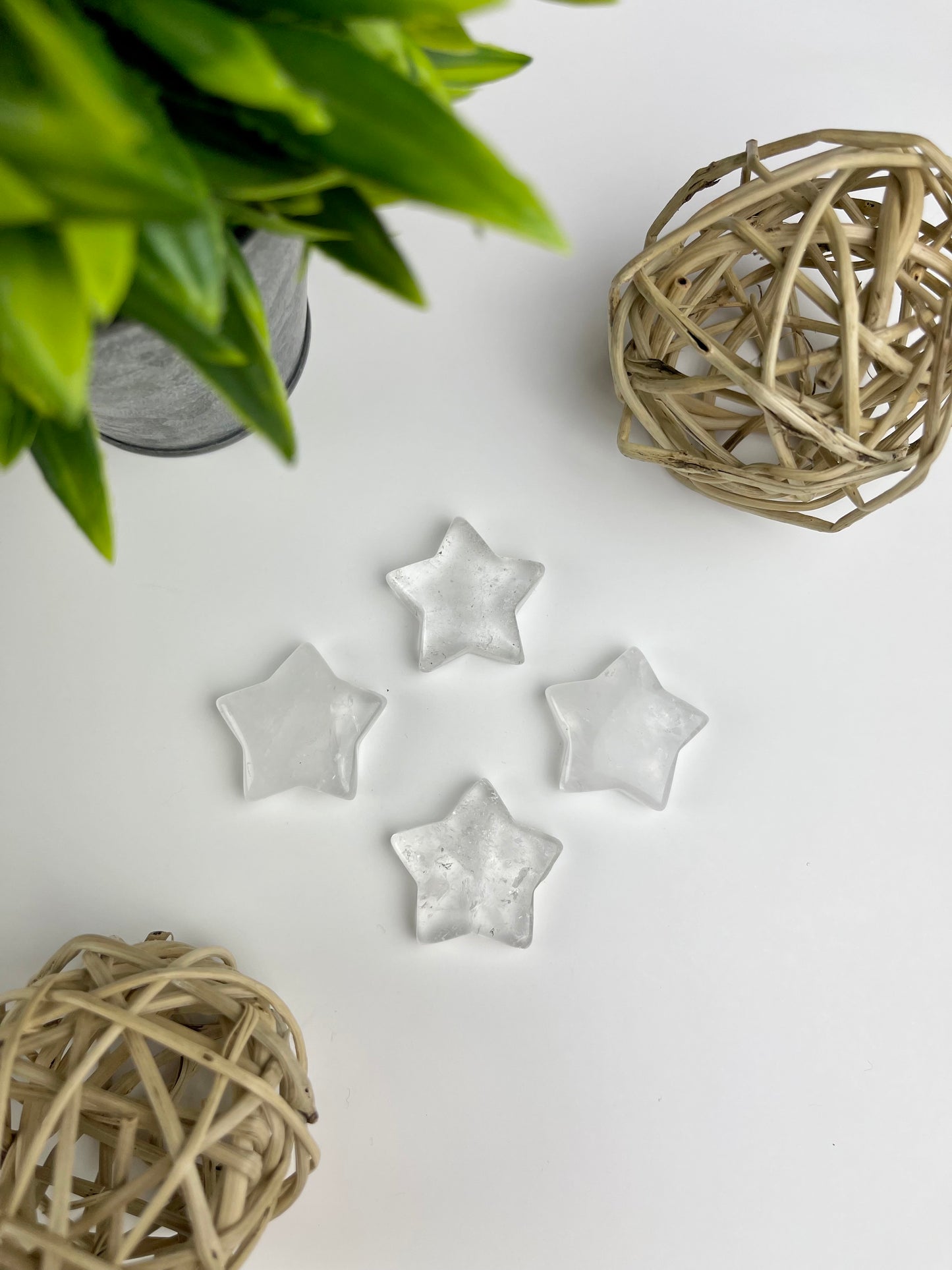 Clear Quartz Crystal Stars
