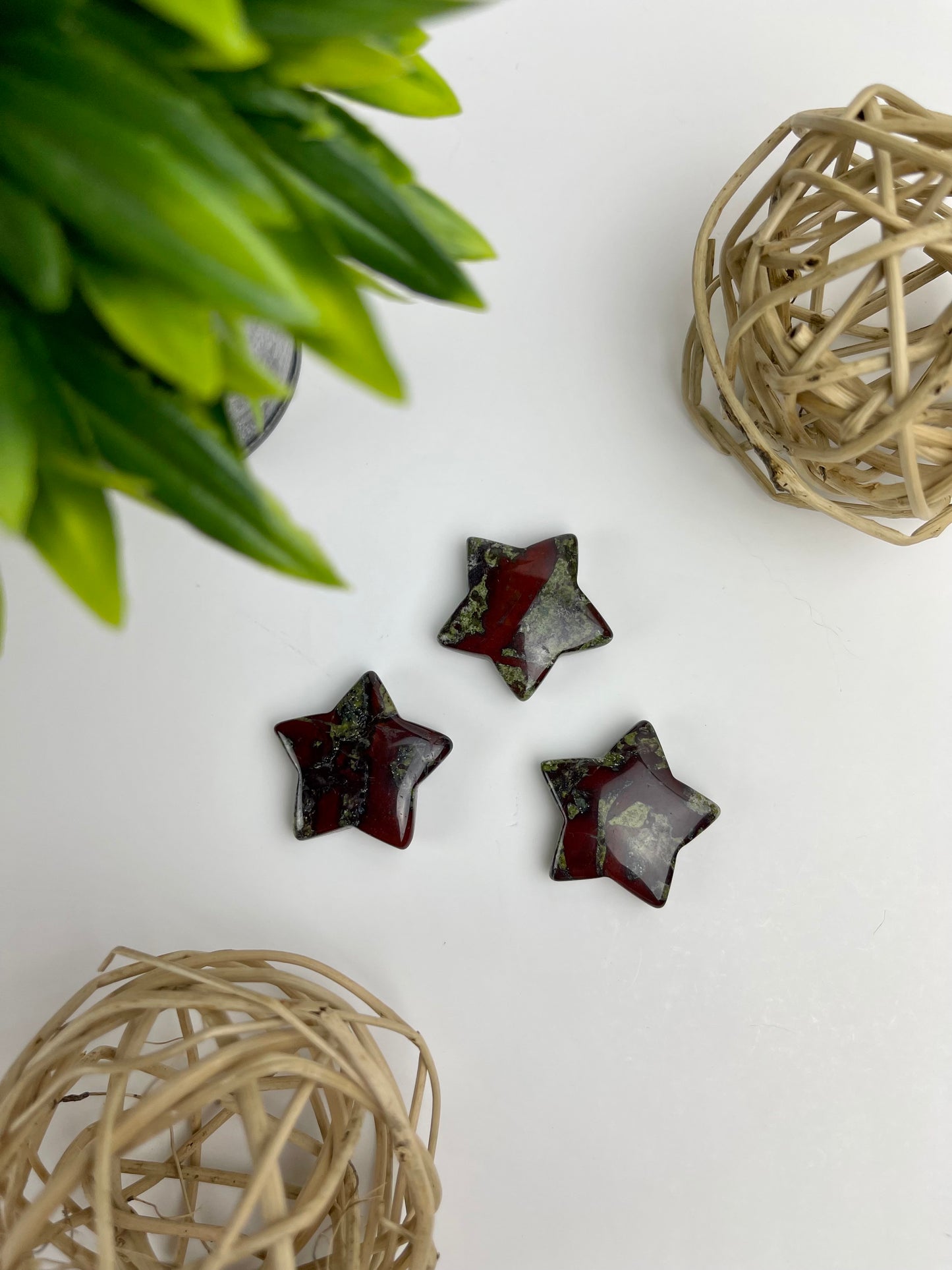 Dragon's Blood Jasper Crystal Stars