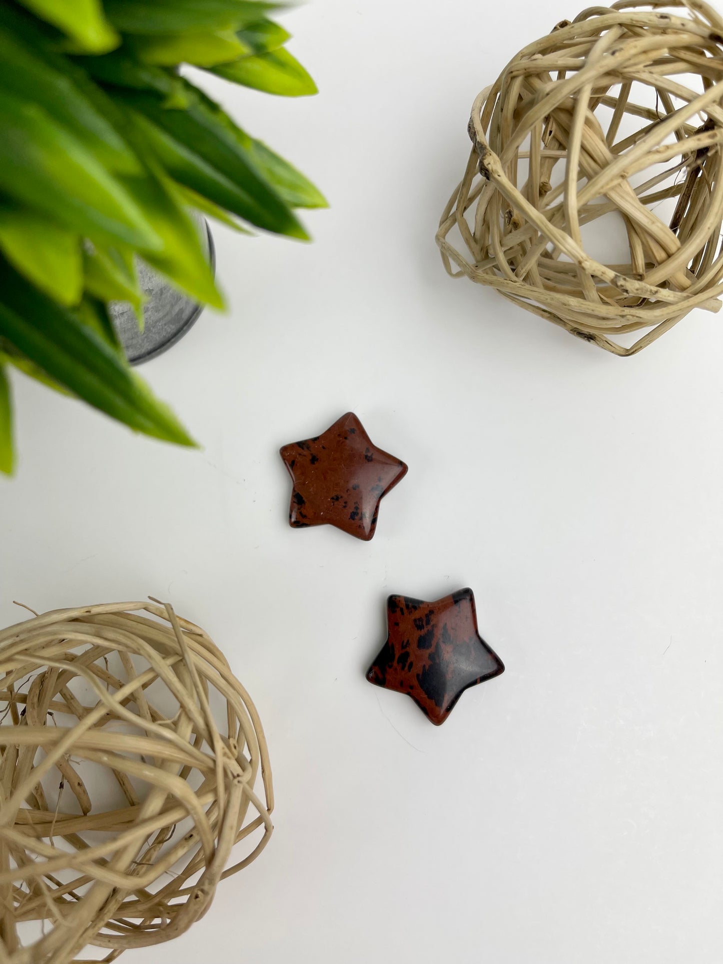 Mahogany Obsidian Crystal Stars