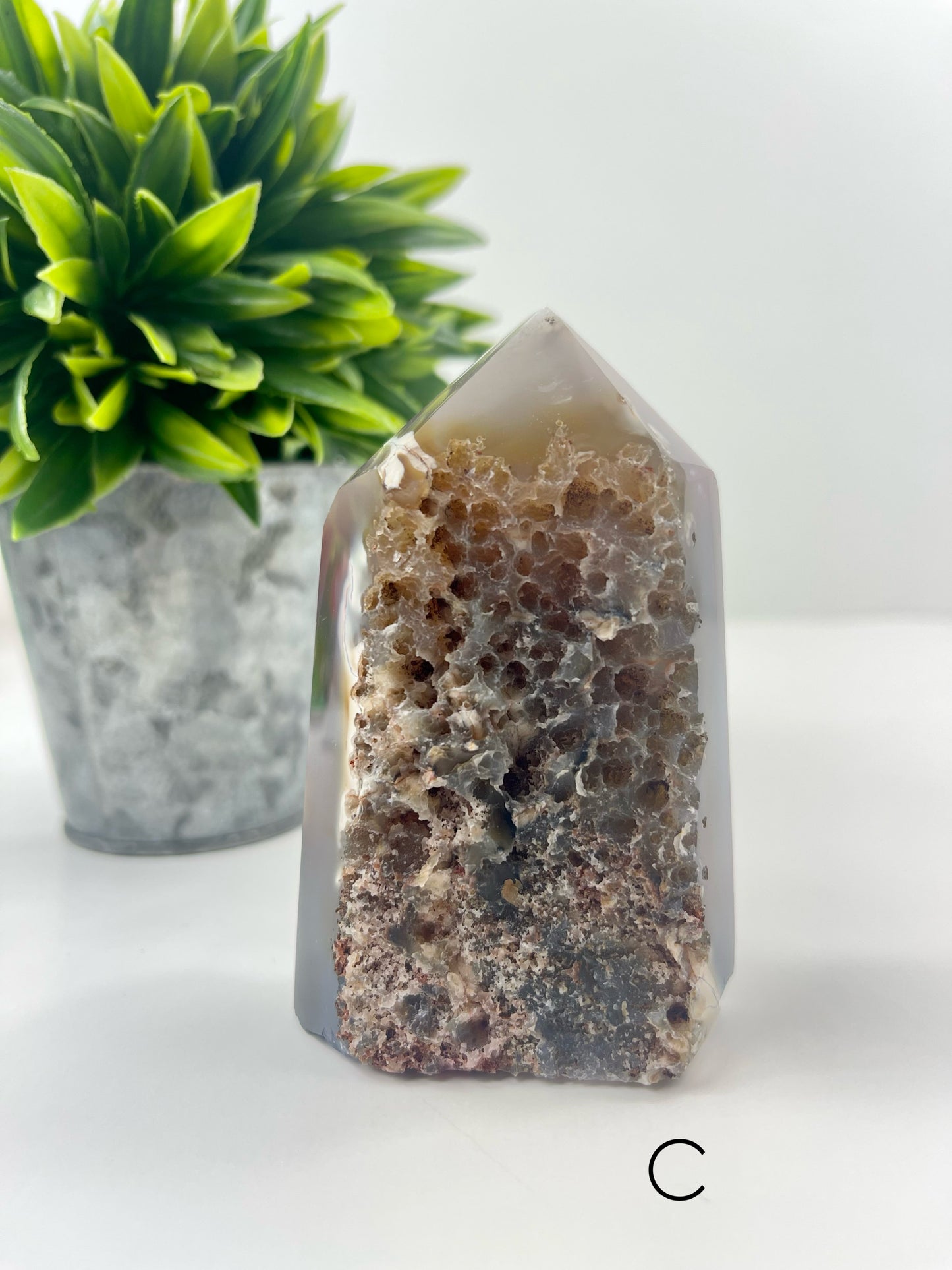 Agate Druzy Tower C