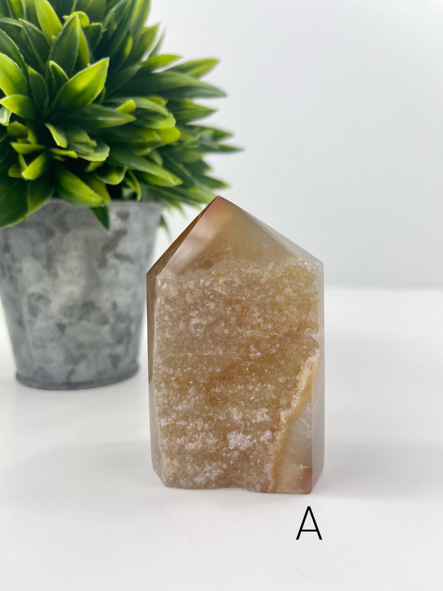 Agate Druzy Tower A