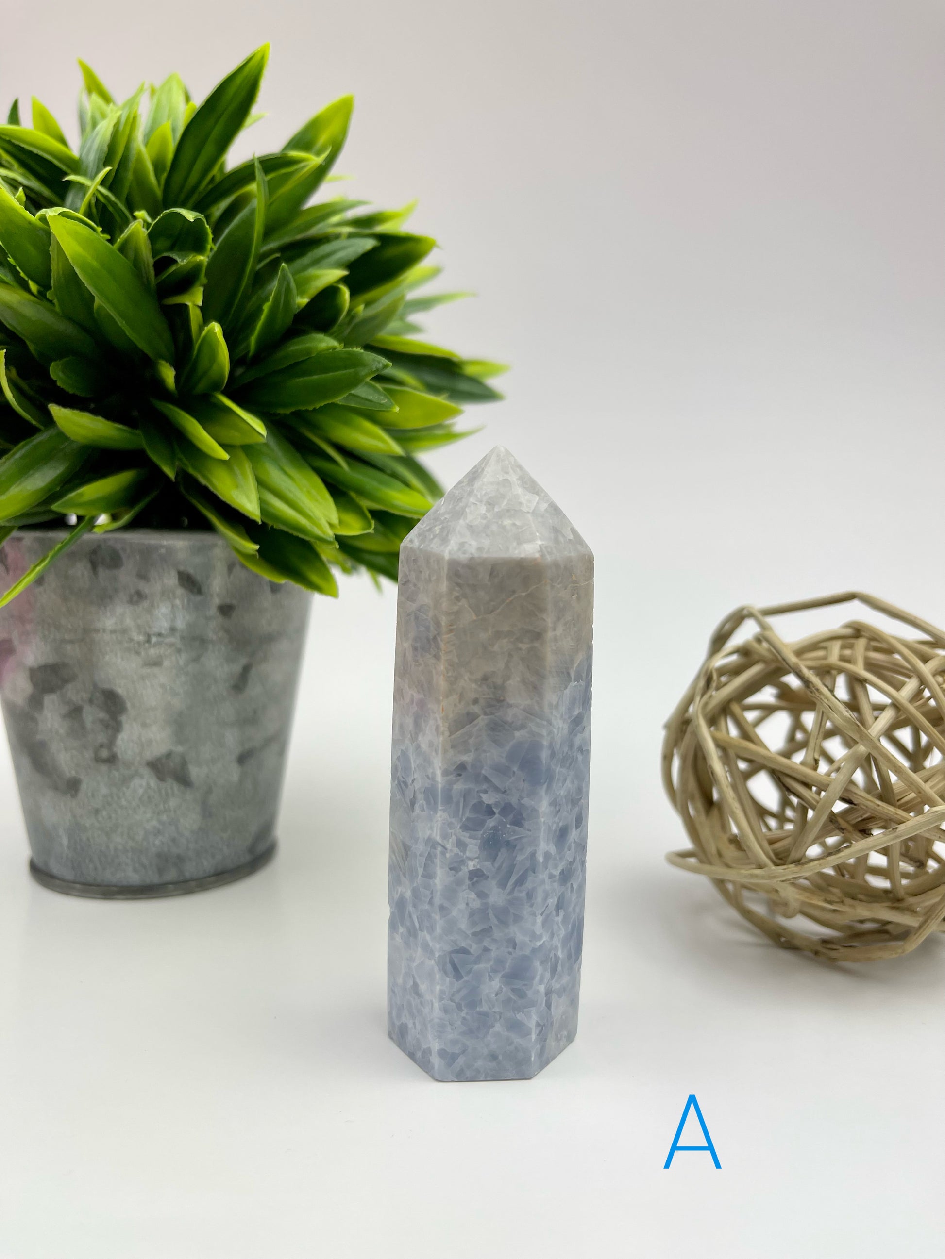Blue Calcite Tower A