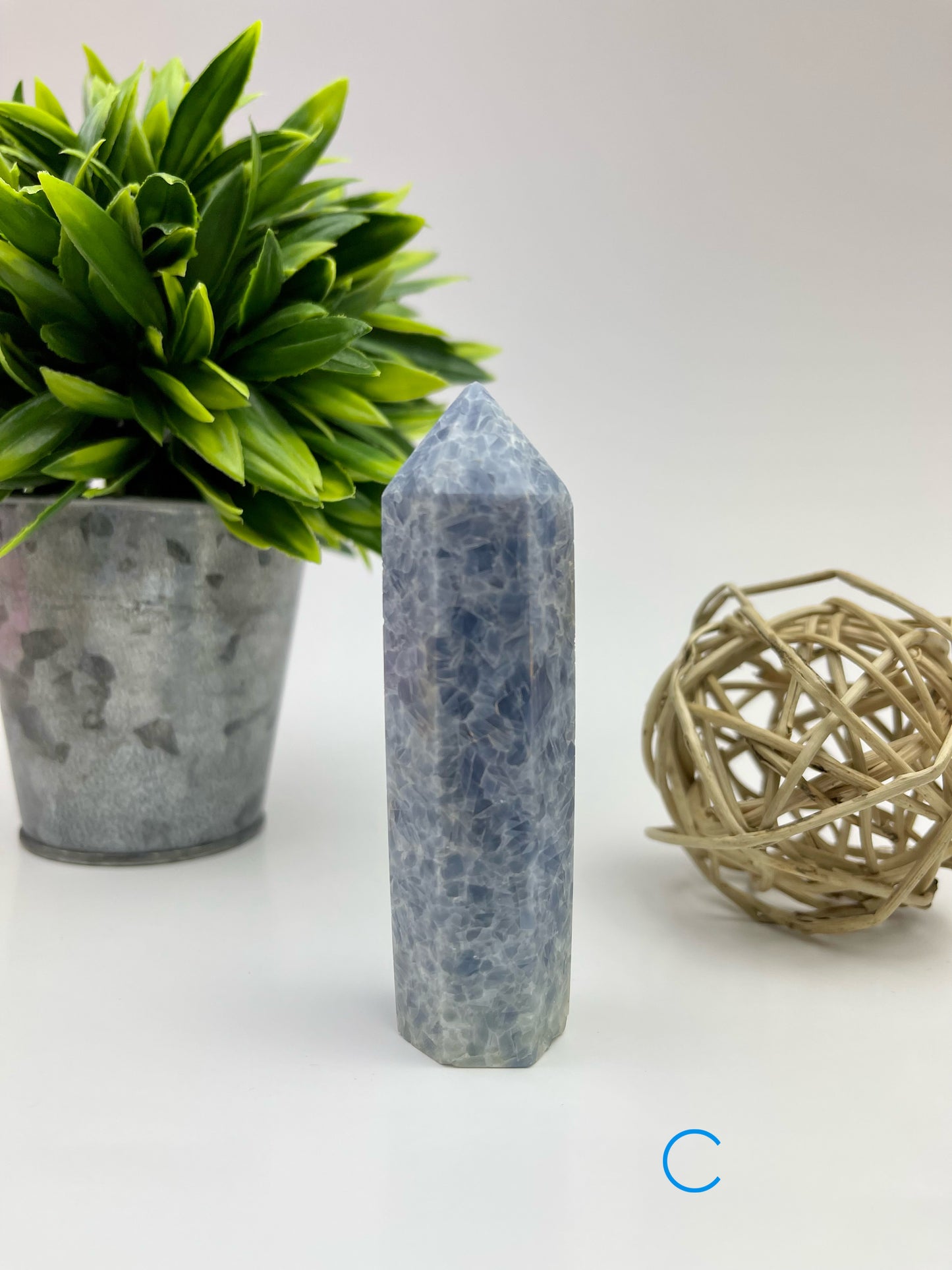 Blue Calcite Tower C