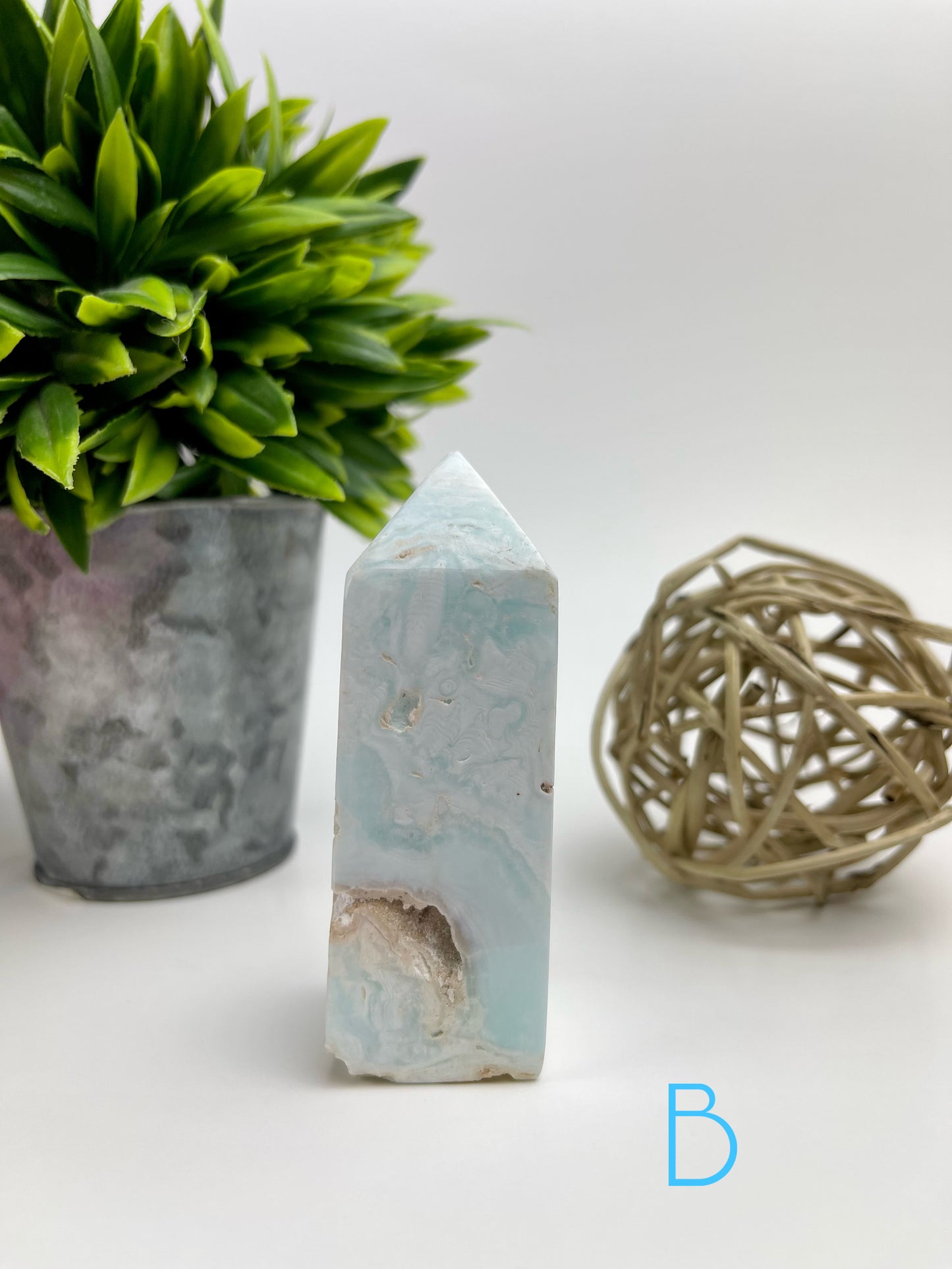 Caribbean Blue Calcite Tower B